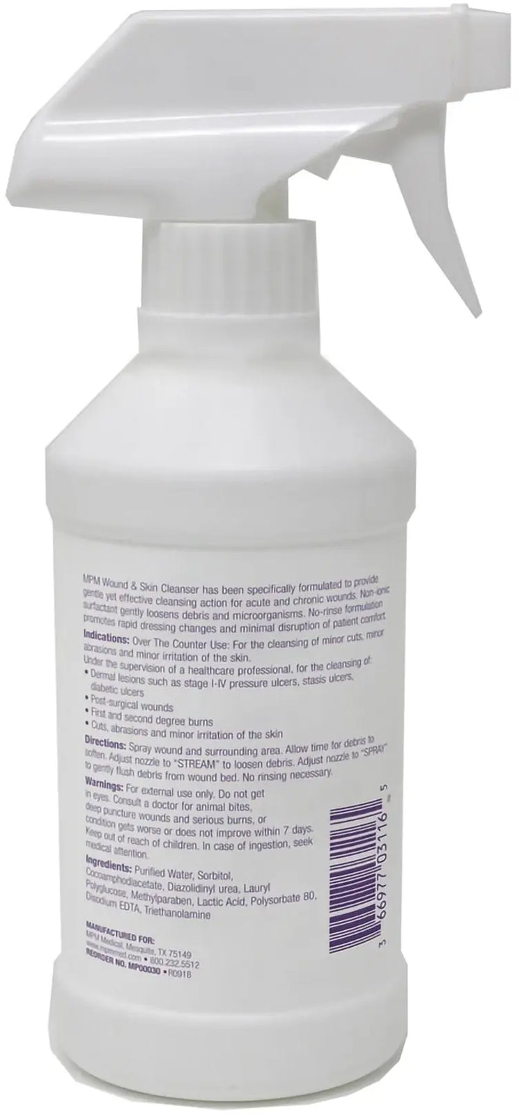 MPM Medical Wound & Skin Cleanser