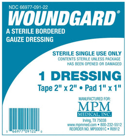 MPM Medical WoundGard Sterile Bordered Gauze Dressing