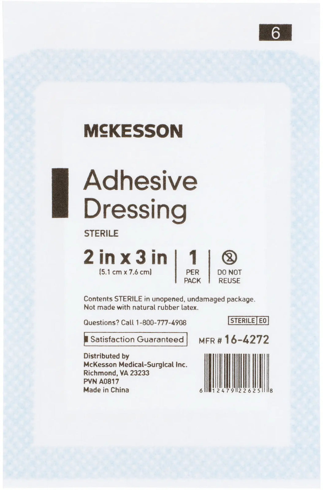McKesson Adhesive Dressings Sterile