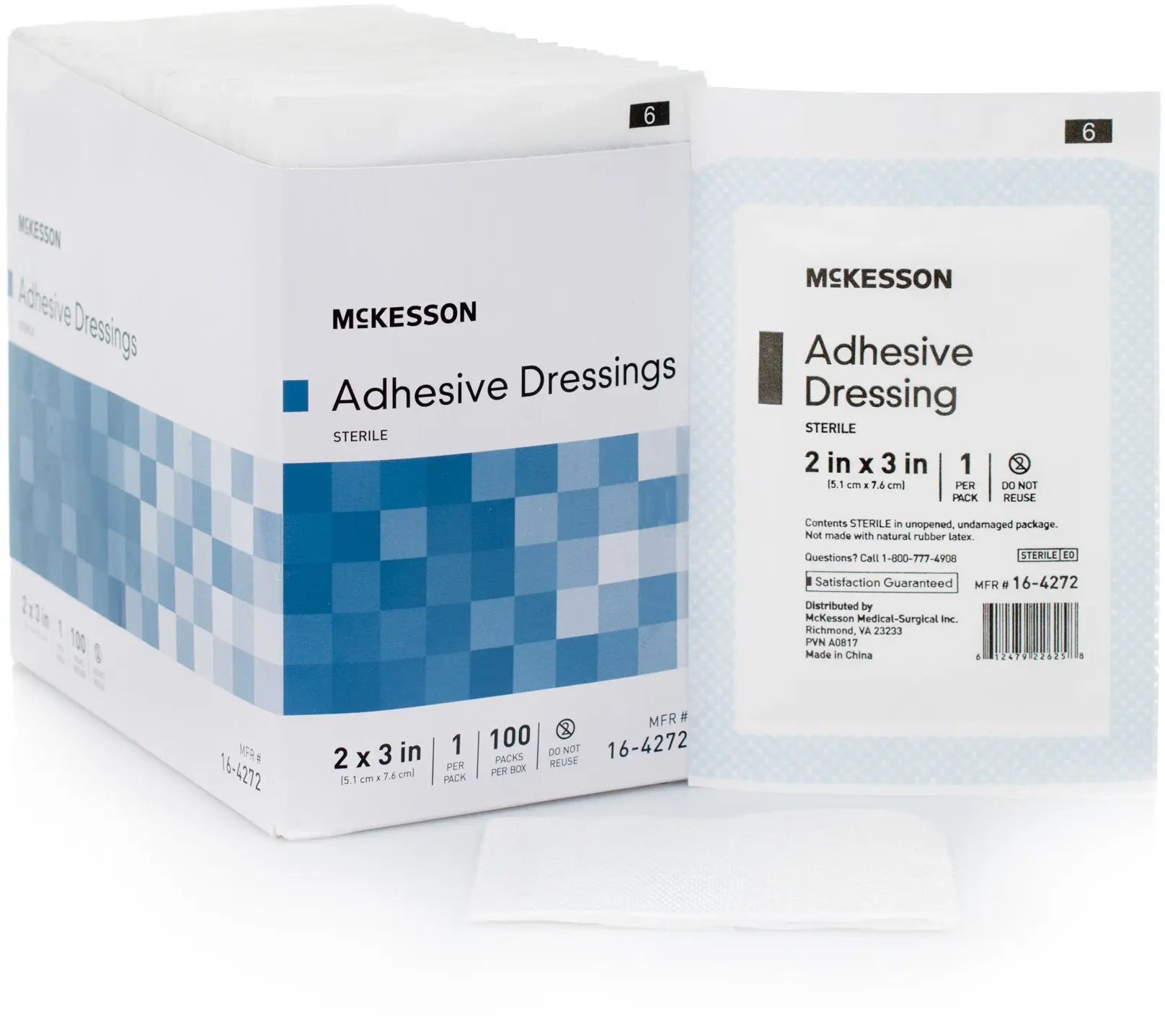 McKesson Adhesive Dressings Sterile