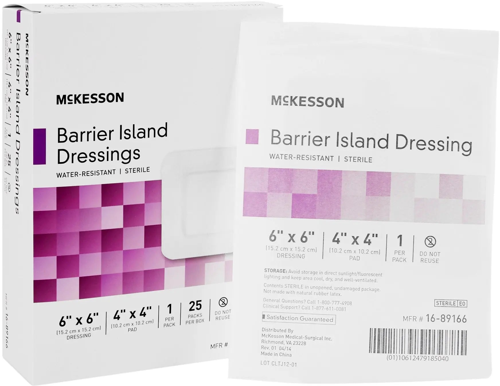 McKesson Barrier Island Dressing Sterile