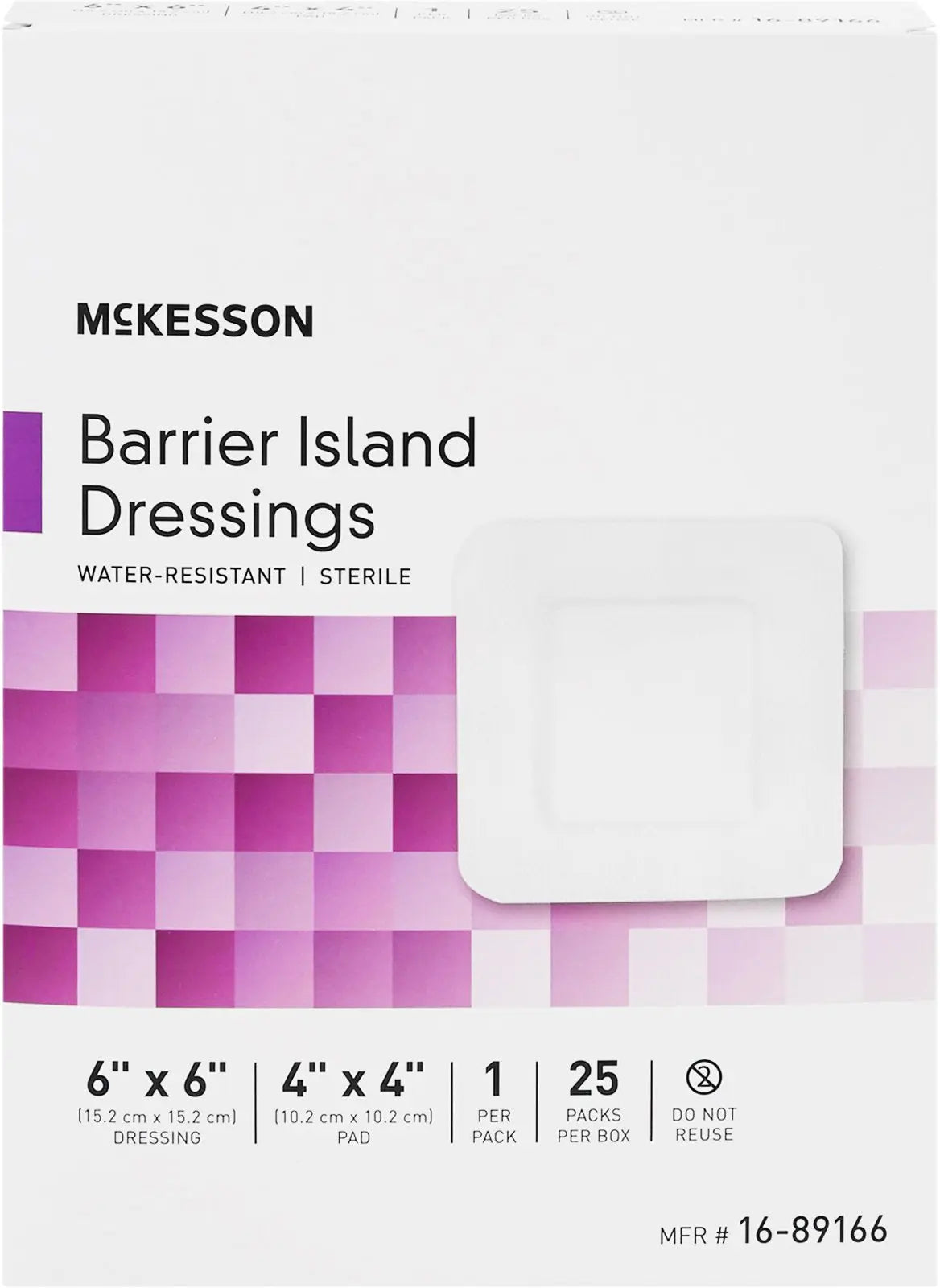 McKesson Barrier Island Dressing Sterile