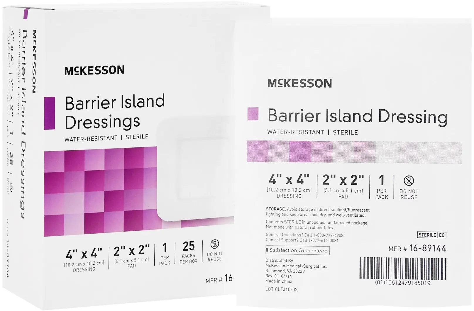 McKesson Barrier Island Dressing Sterile