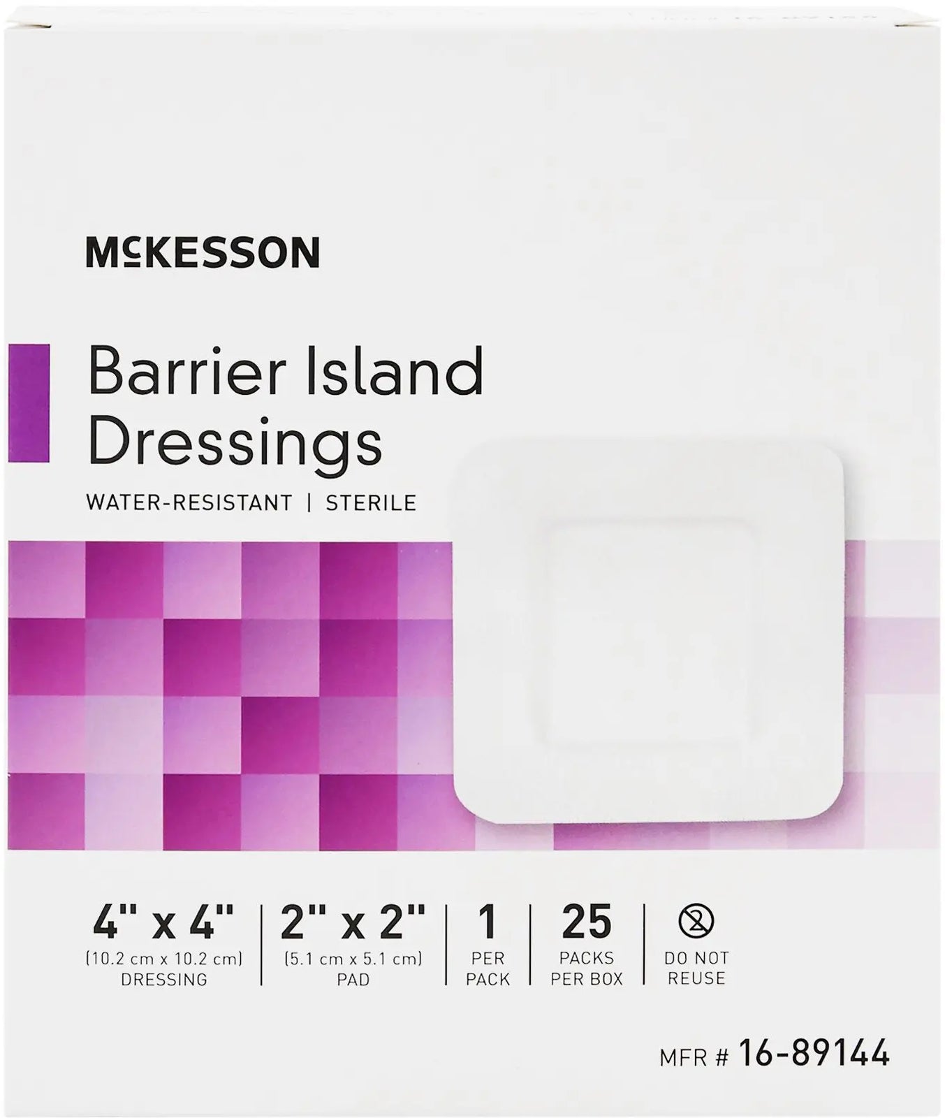 McKesson Barrier Island Dressing Sterile