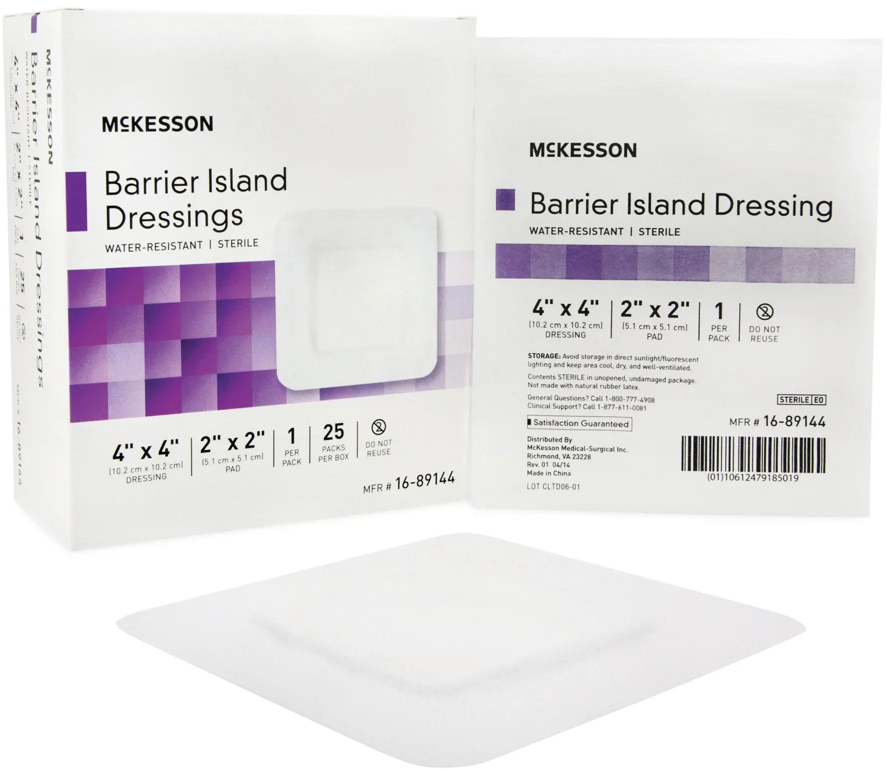 McKesson Barrier Island Dressing Sterile