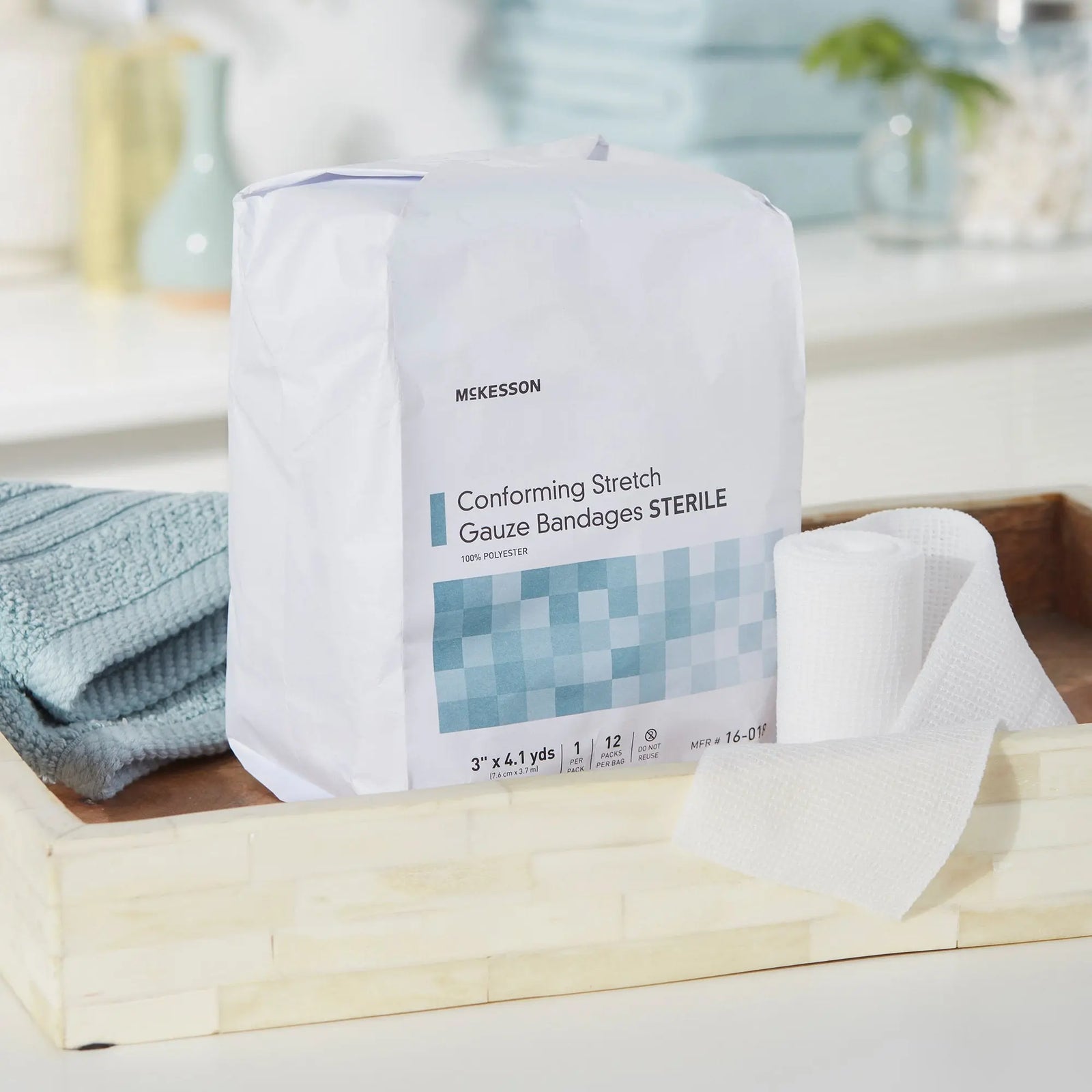 McKesson Conforming Stretch Gauze Bandages Sterile