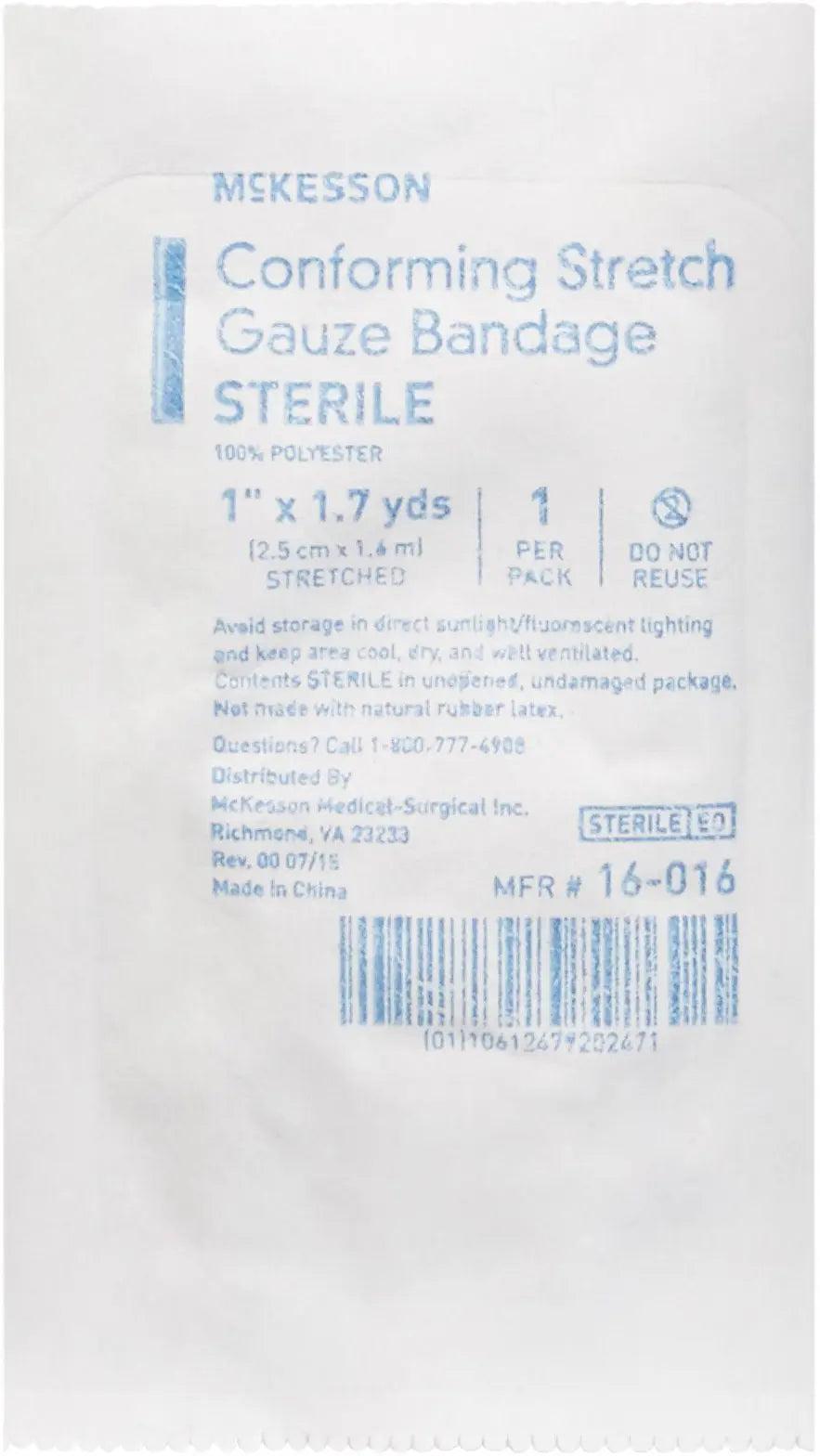 McKesson Conforming Stretch Gauze Bandages Sterile