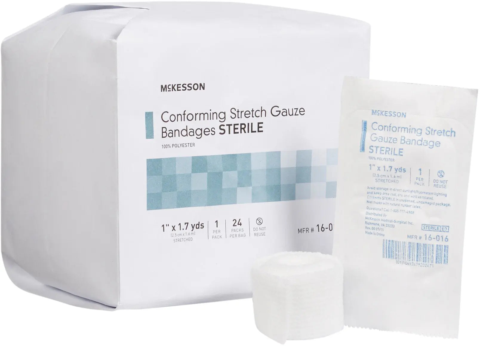 McKesson Conforming Stretch Gauze Bandages Sterile