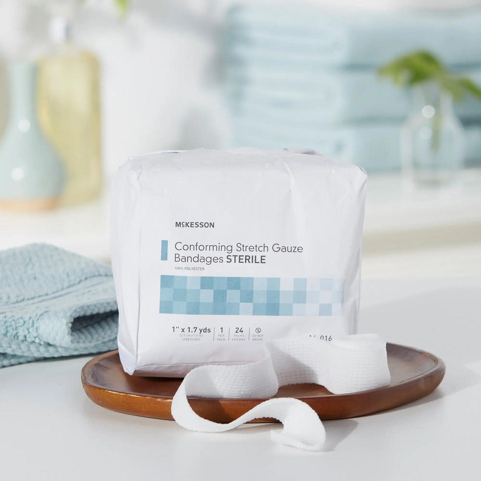 McKesson Conforming Stretch Gauze Bandages Sterile