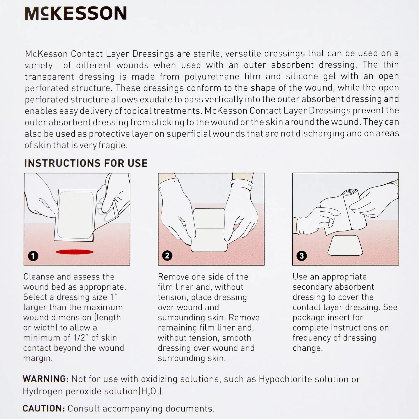 McKesson Contact Layer Dressings ONE