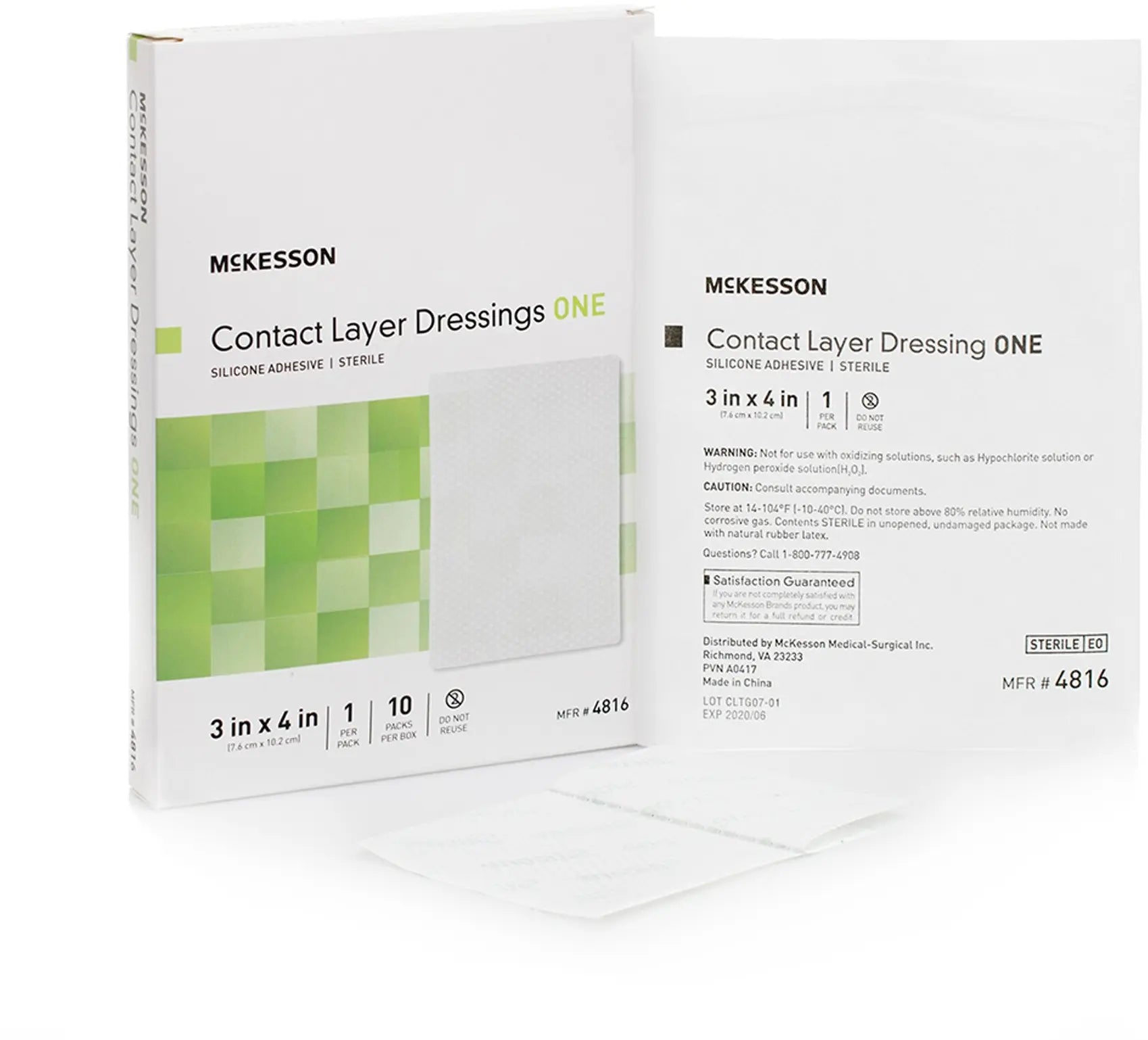 McKesson Contact Layer Dressings ONE