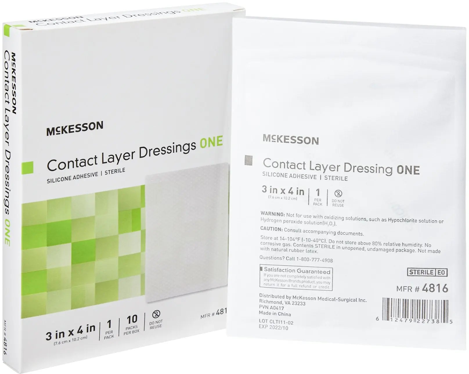 McKesson Contact Layer Dressings ONE