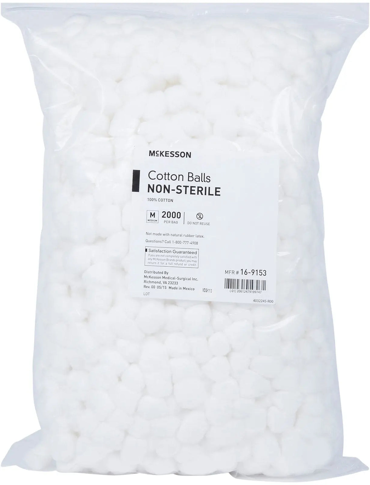 McKesson Cotton Balls Non-Sterile