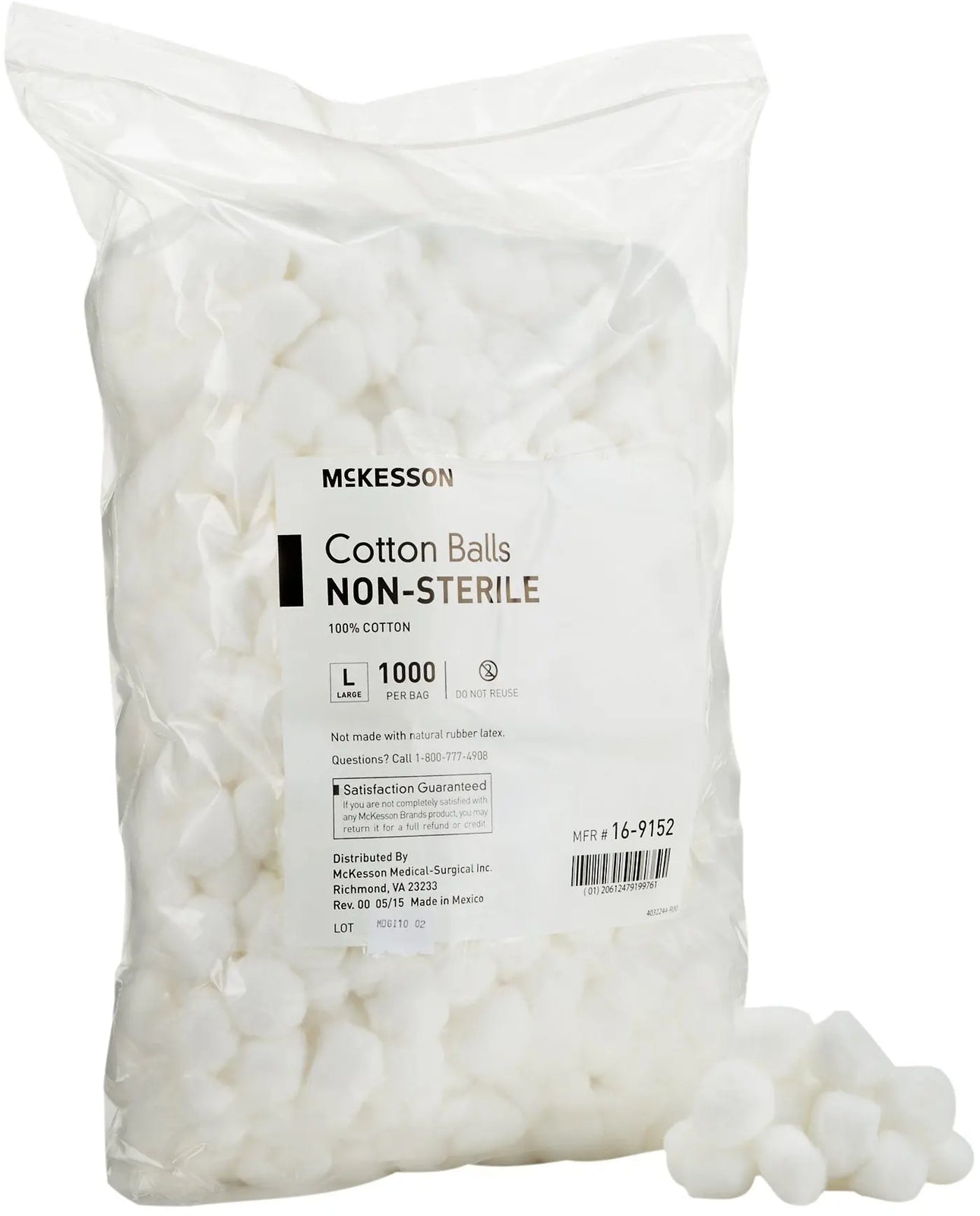 McKesson Cotton Balls Non-Sterile