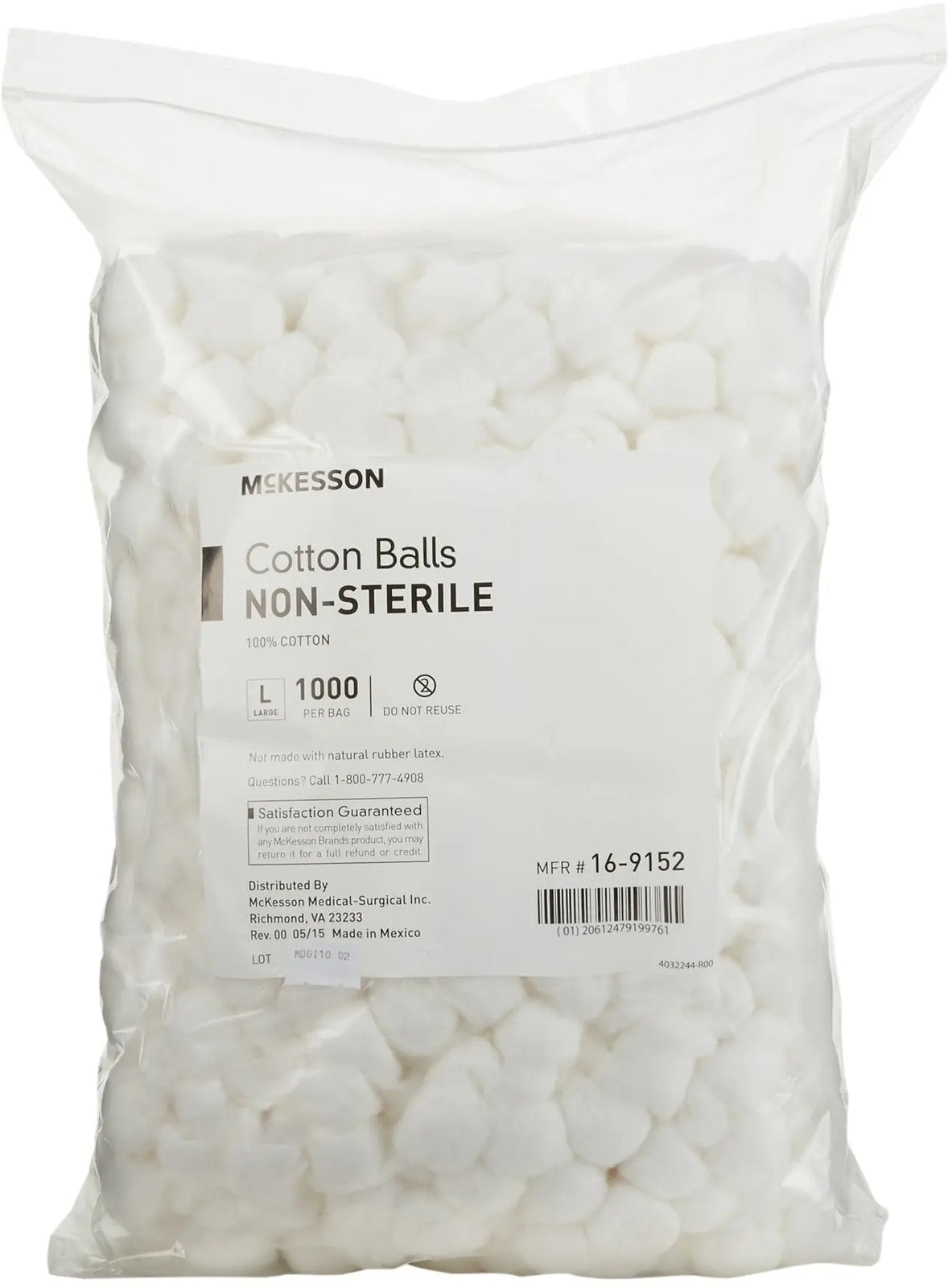 McKesson Cotton Balls Non-Sterile