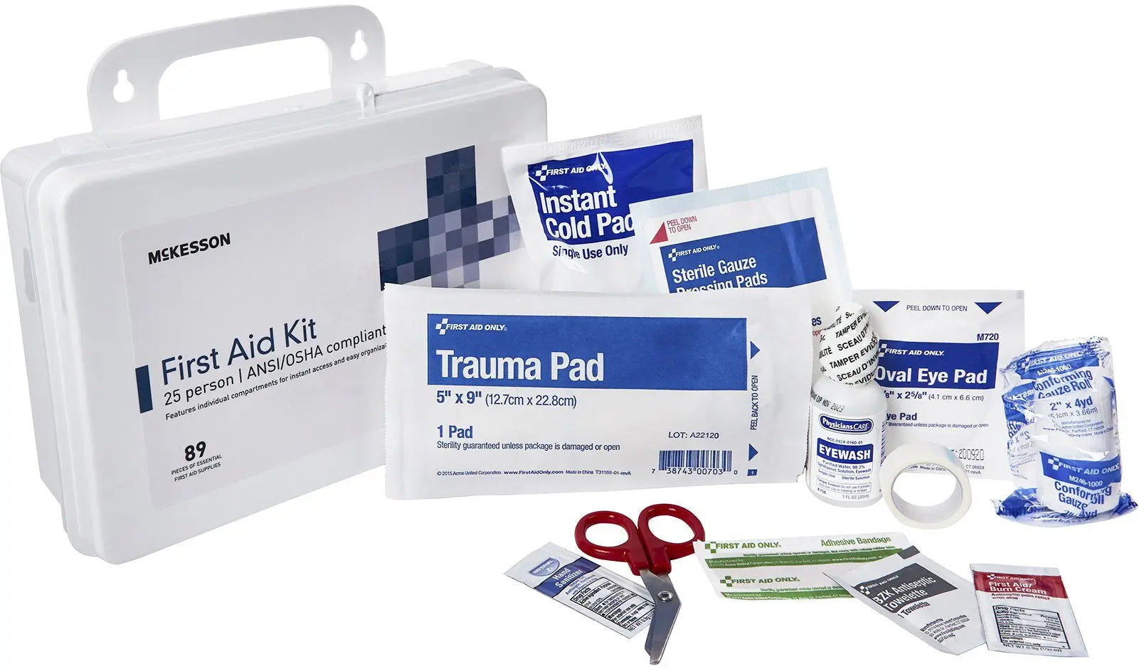 McKesson First Aid Kit 25 Person | ANSI/OSHA Complaint