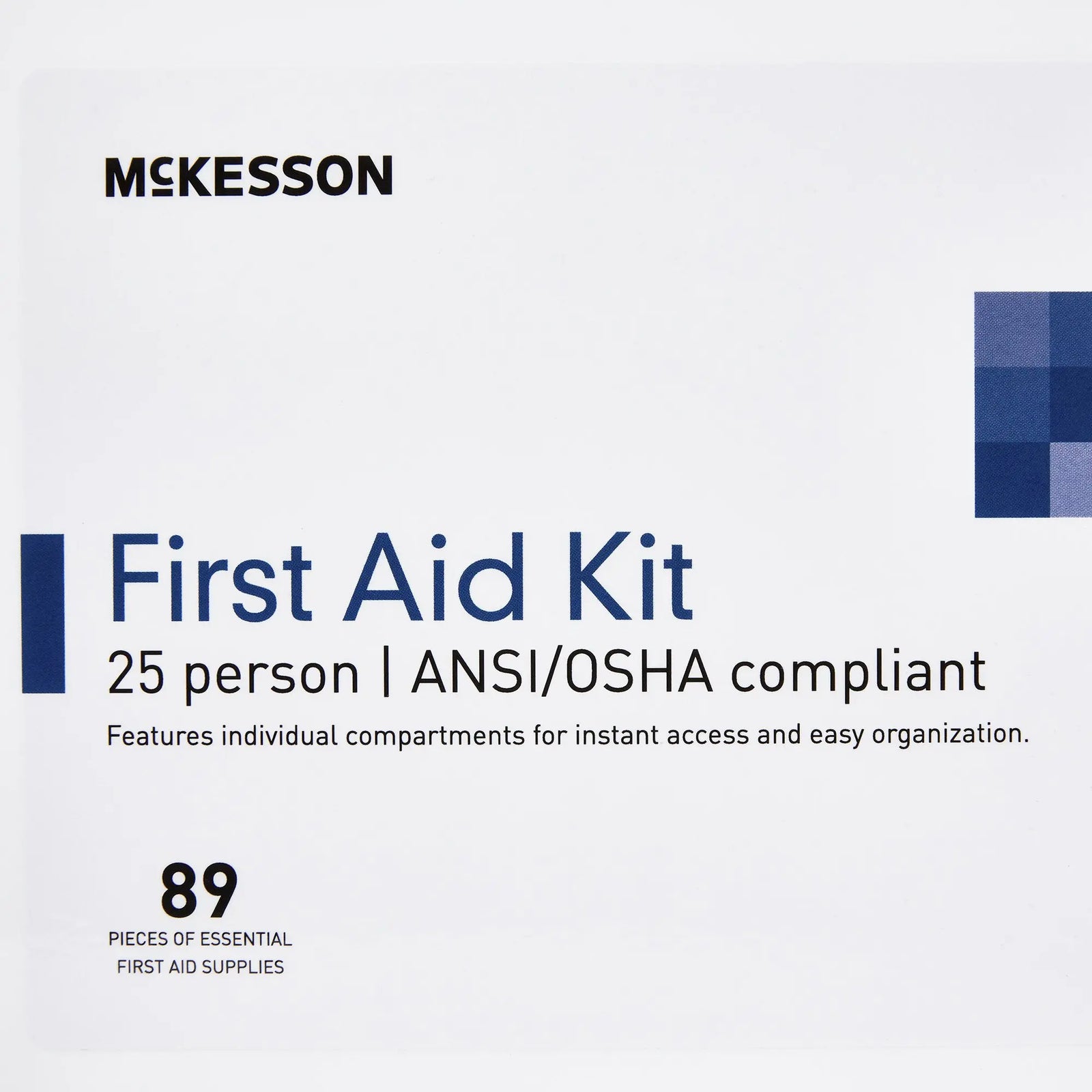 McKesson First Aid Kit 25 Person | ANSI/OSHA Complaint