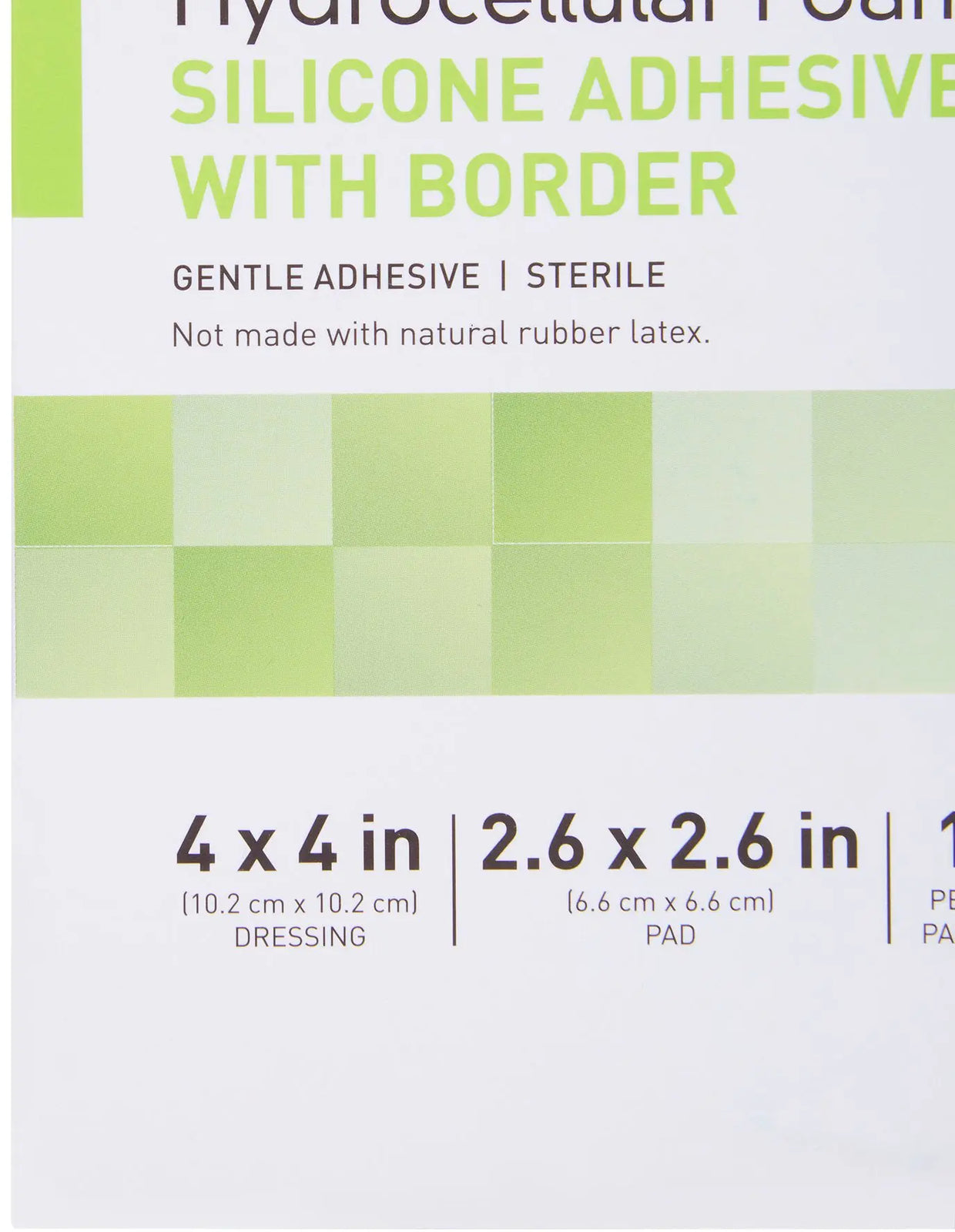 McKesson Hydrocellular Foam Dressings Silicone Adhesive