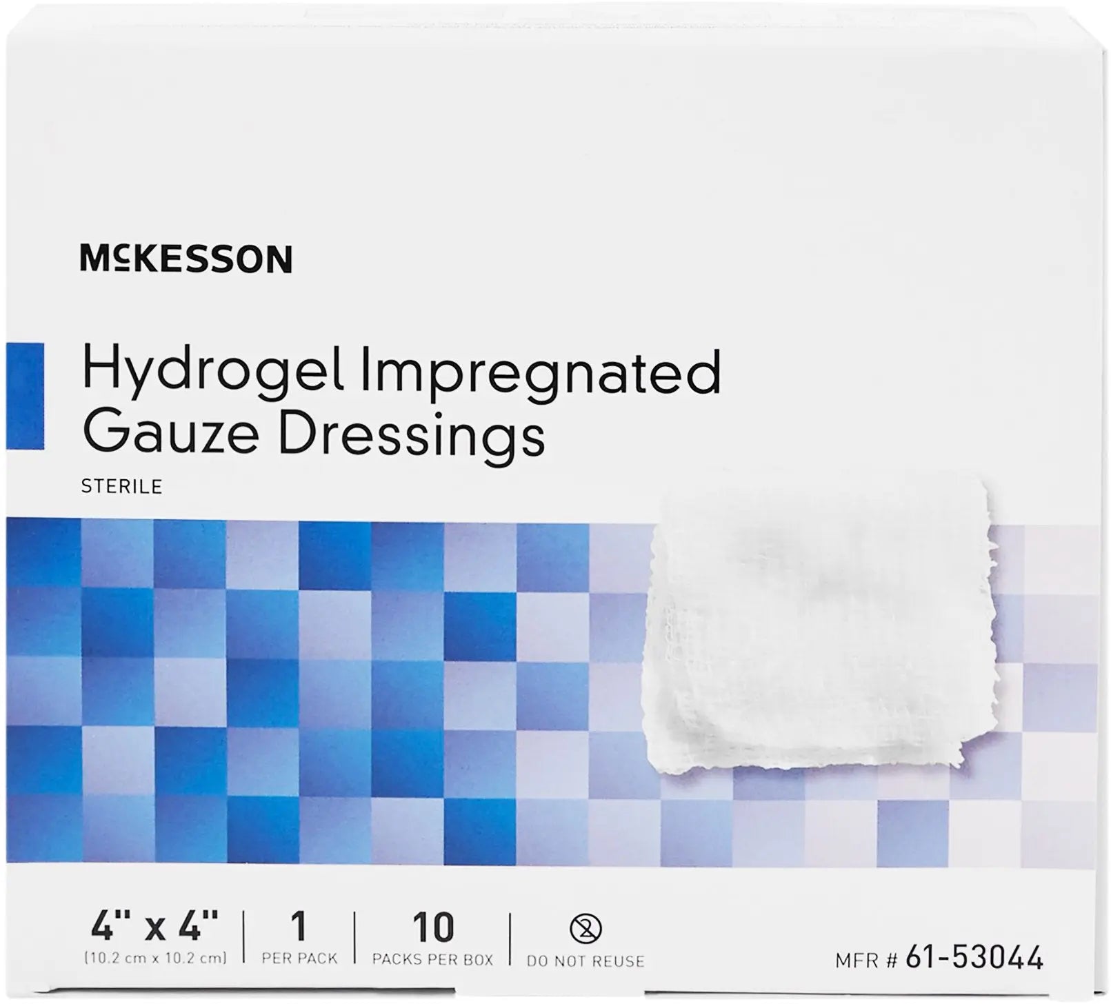 McKesson Hydrogel Impregnated Gauze Dressings