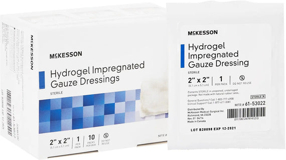 McKesson Hydrogel Impregnated Gauze Dressings
