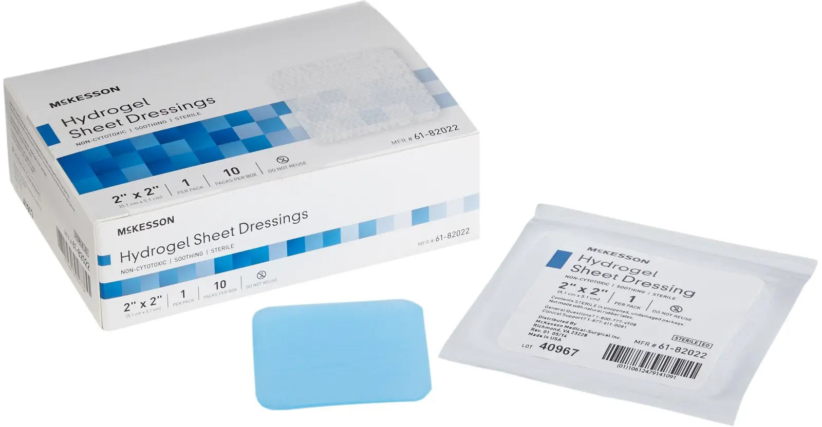 McKesson Hydrogel Sheet Dressings