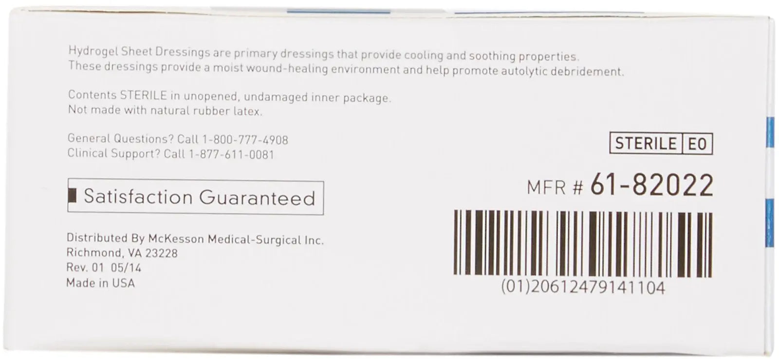 McKesson Hydrogel Sheet Dressings