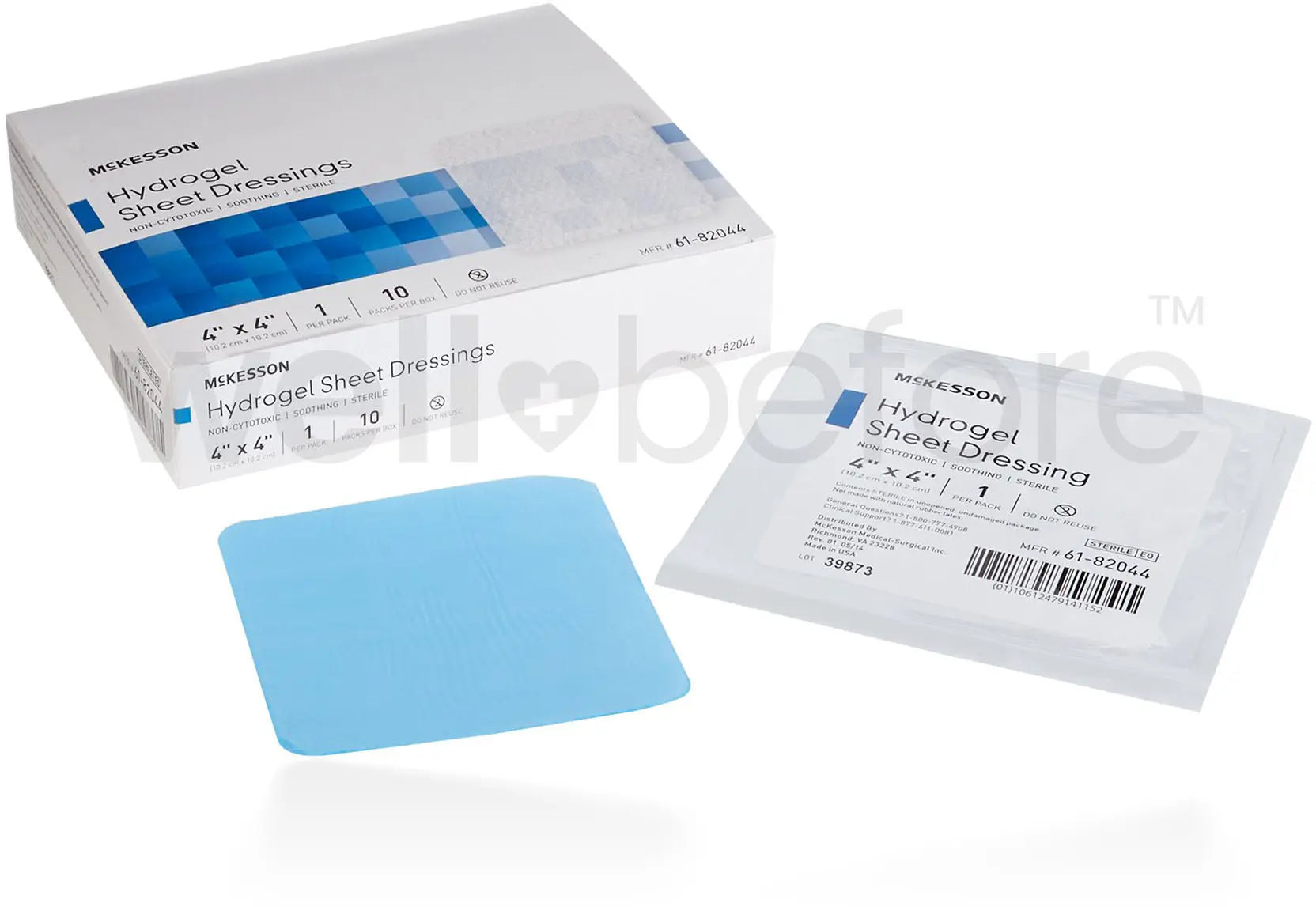 McKesson Hydrogel Sheet Dressings