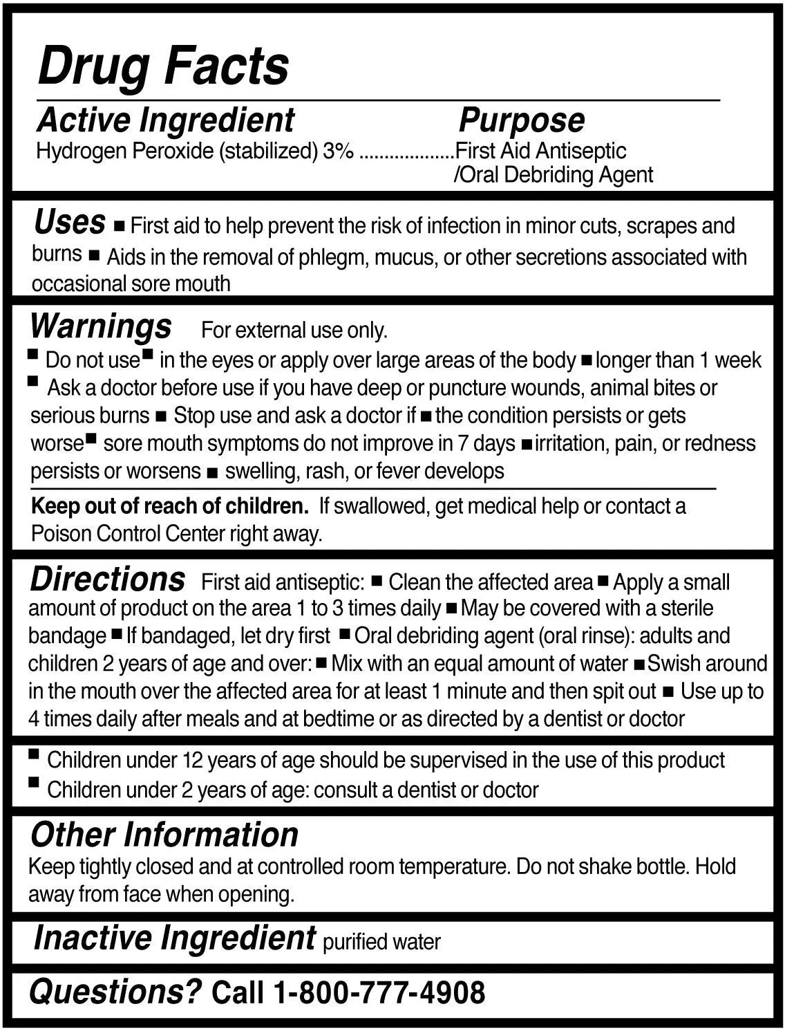 McKesson Hydrogen Peroxide 3%