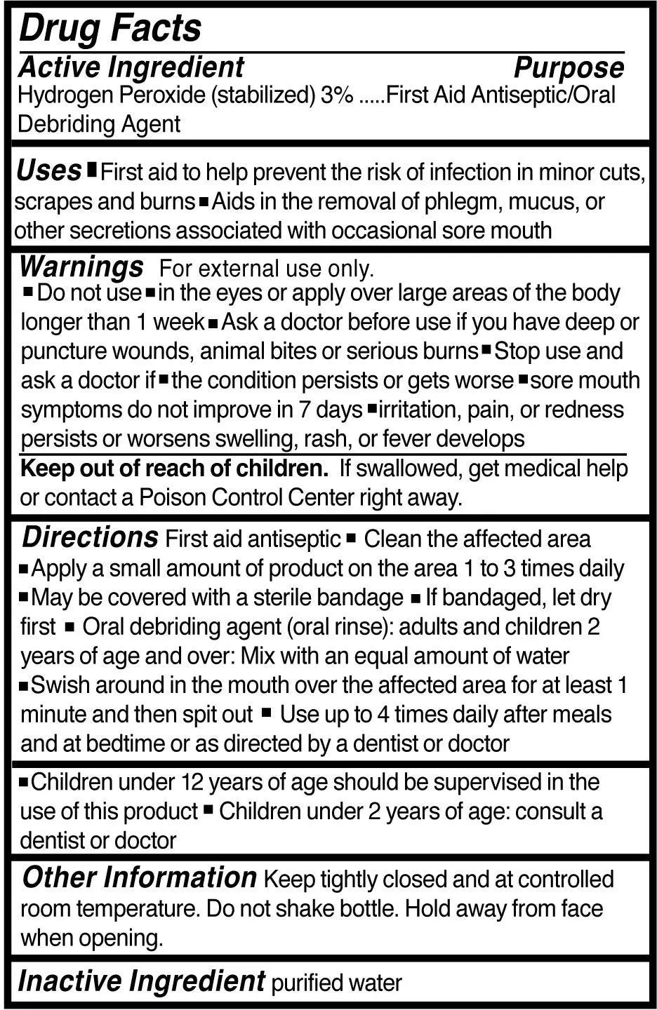 McKesson Hydrogen Peroxide 3%