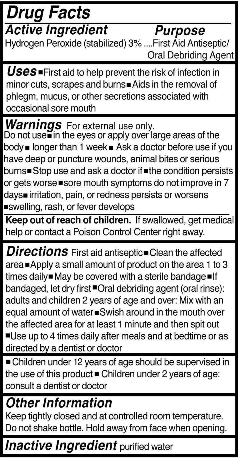 McKesson Hydrogen Peroxide 3%