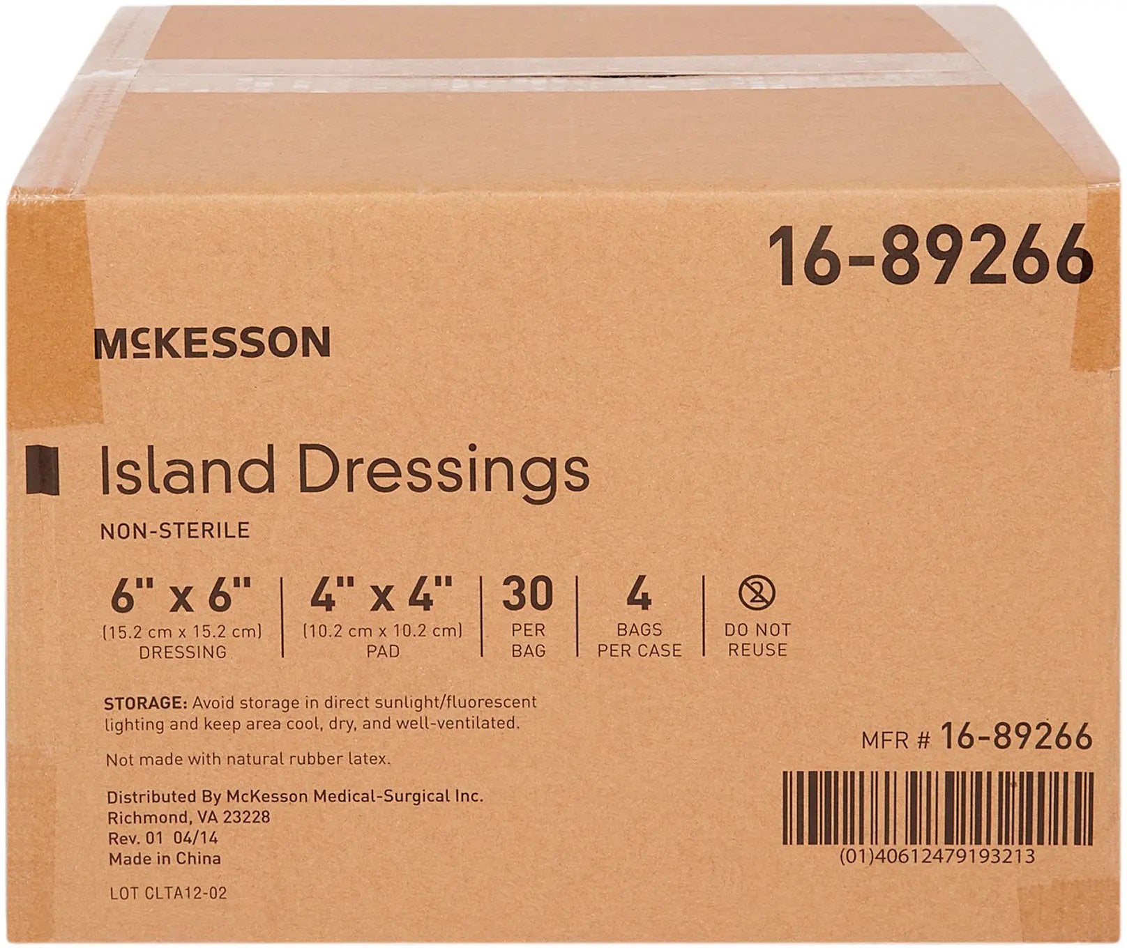 McKesson Island Dressings Non-Sterile