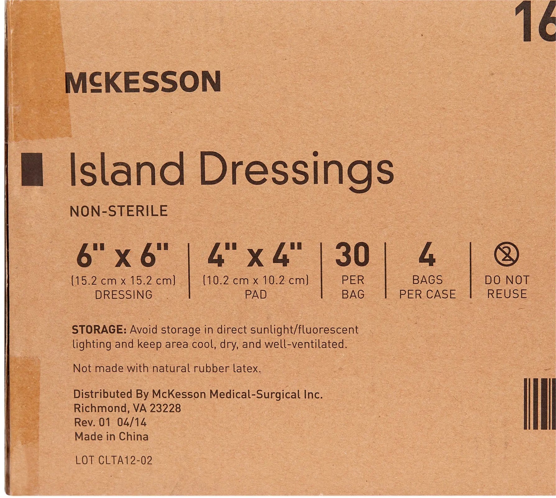 McKesson Island Dressings Non-Sterile