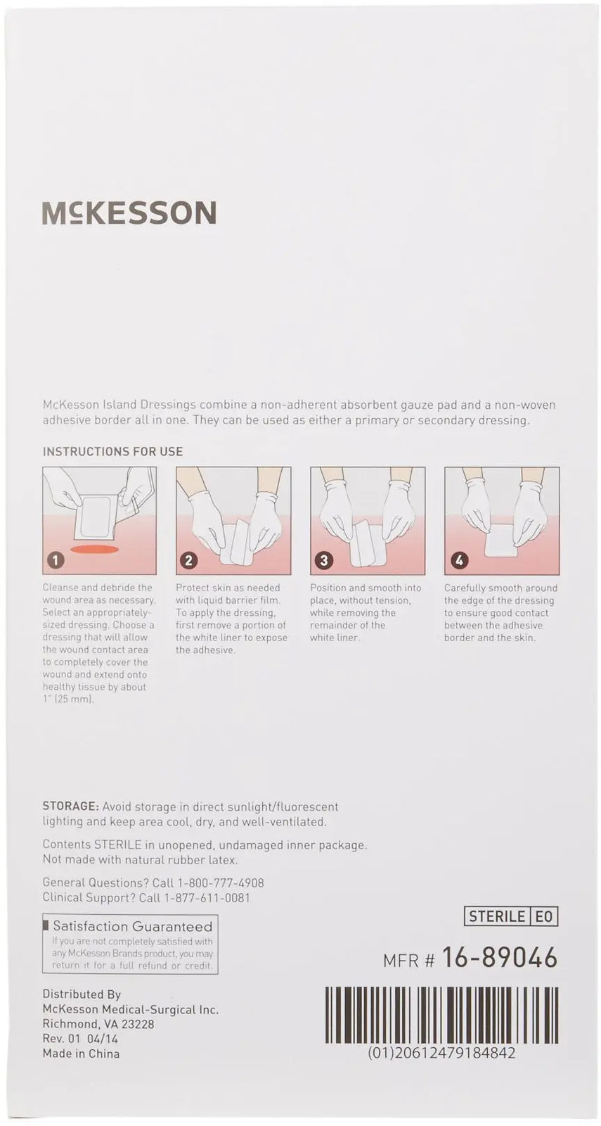 McKesson Island Dressings Sterile