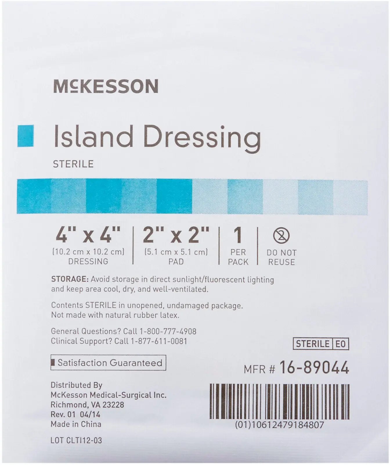 McKesson Island Dressings Sterile