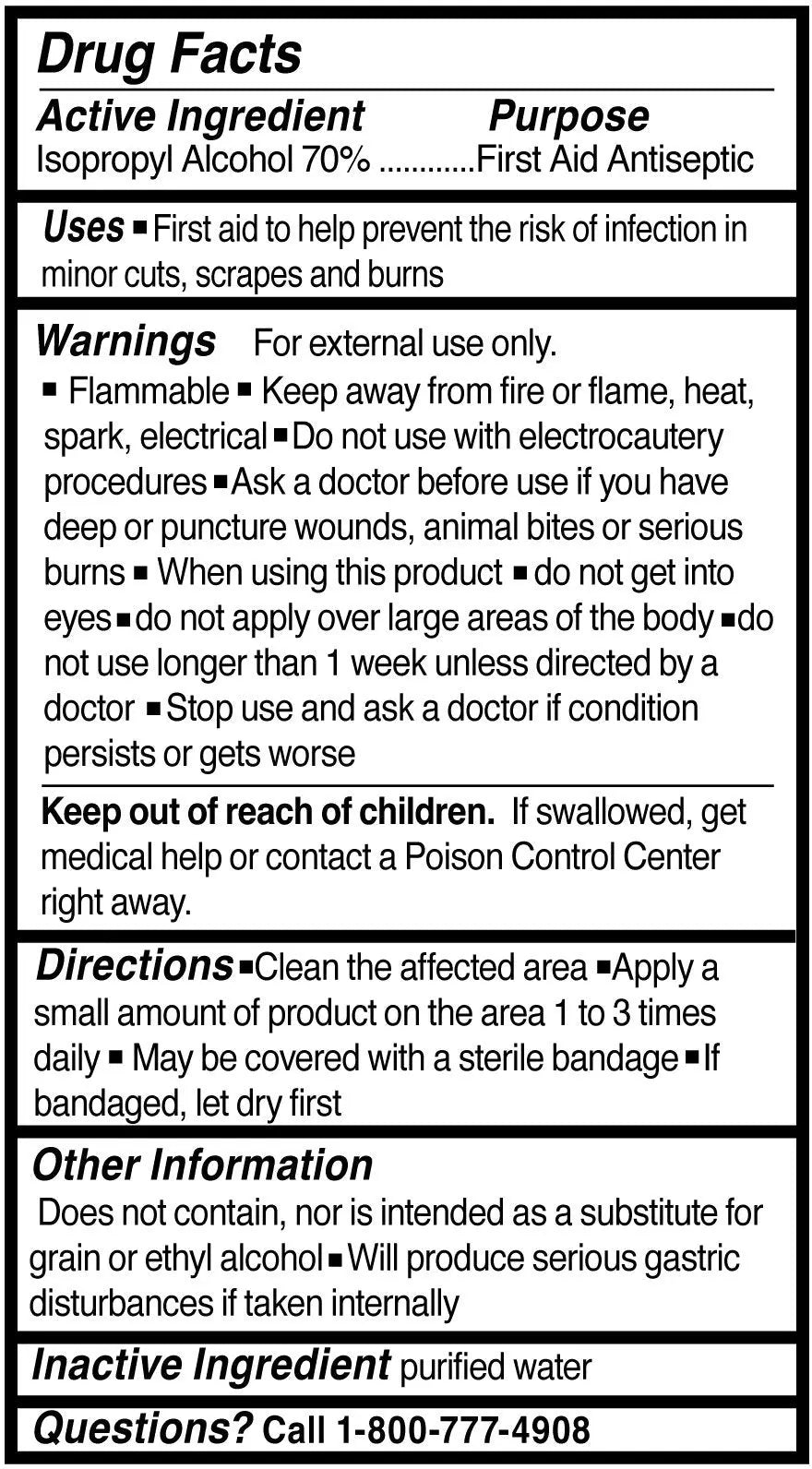 McKesson Isopropyl Rubbing Alcohol 70%