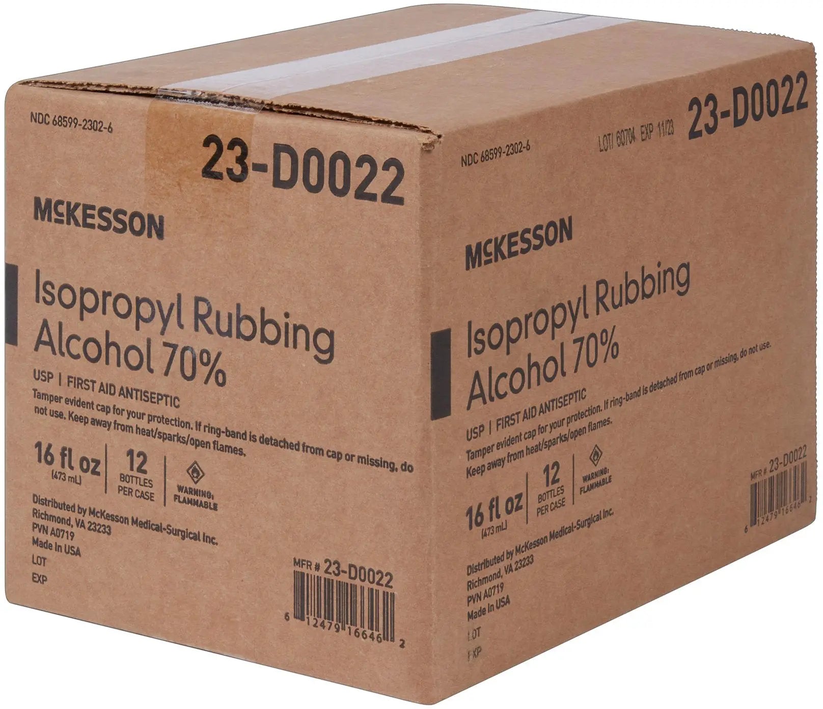 McKesson Isopropyl Rubbing Alcohol 70%