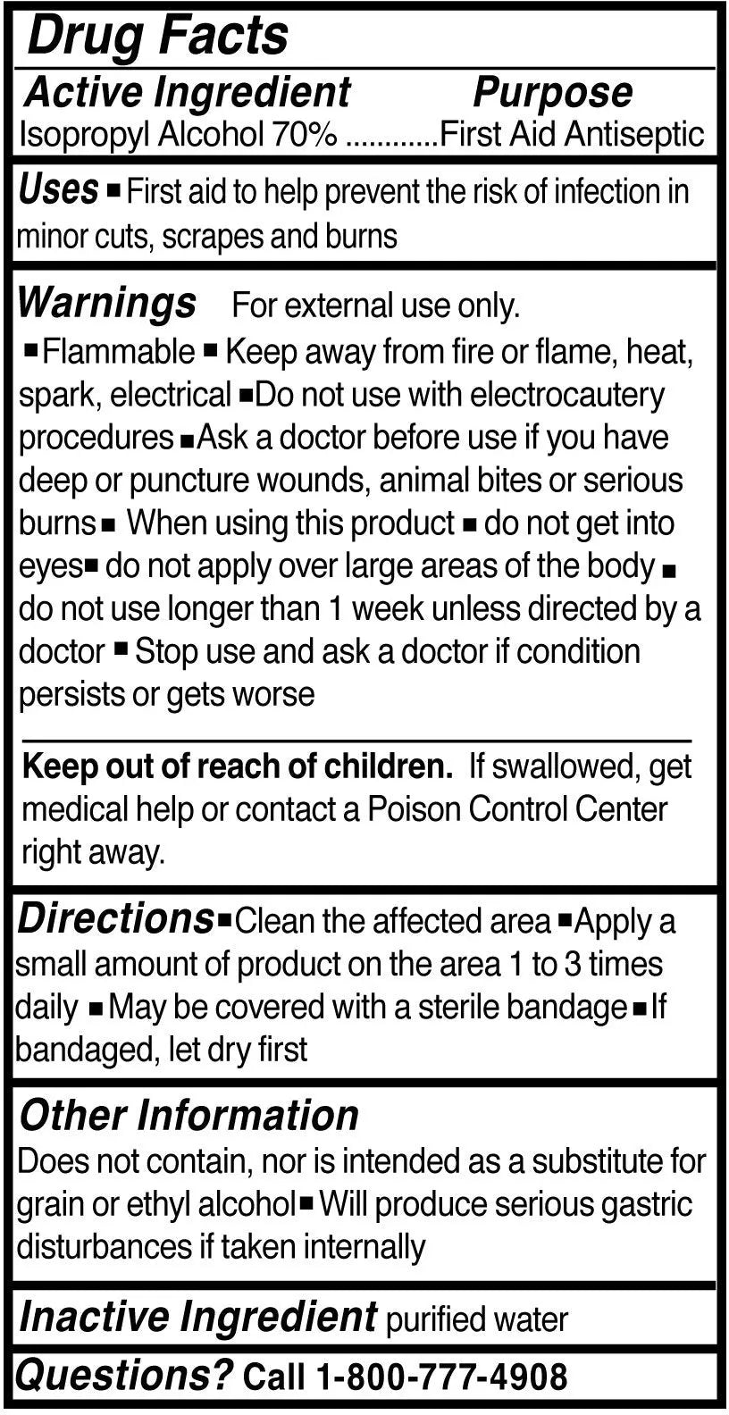 McKesson Isopropyl Rubbing Alcohol 70%