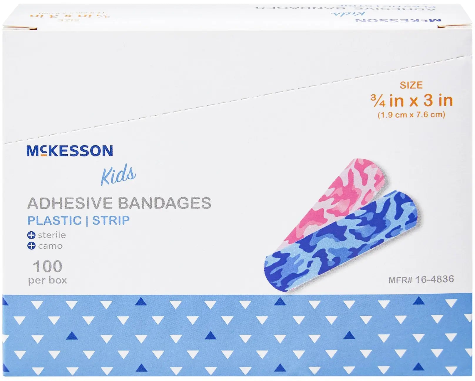 McKesson Kids Adhesive Bandages Plastic Strip