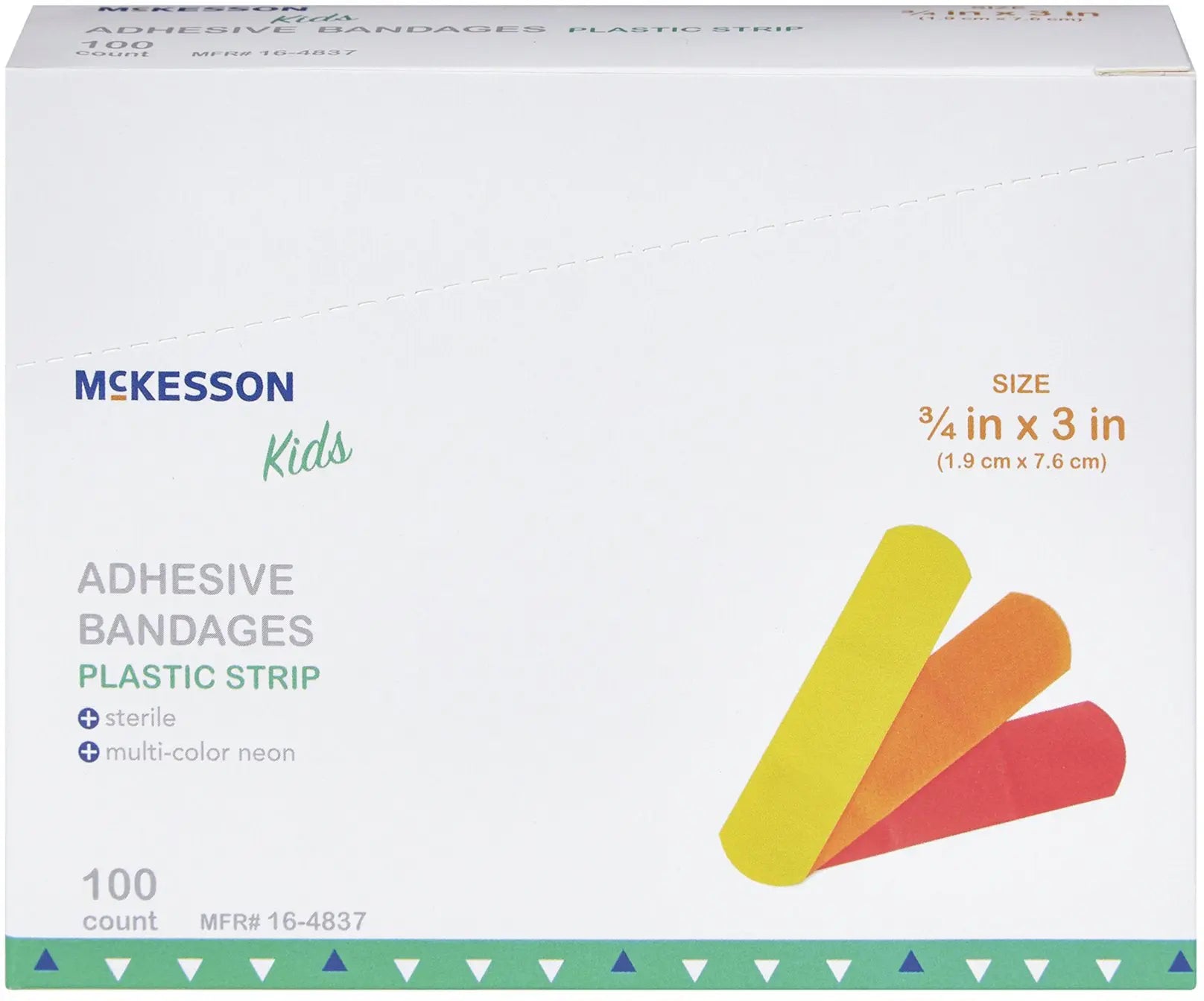 McKesson Kids Adhesive Bandages Plastic Strip