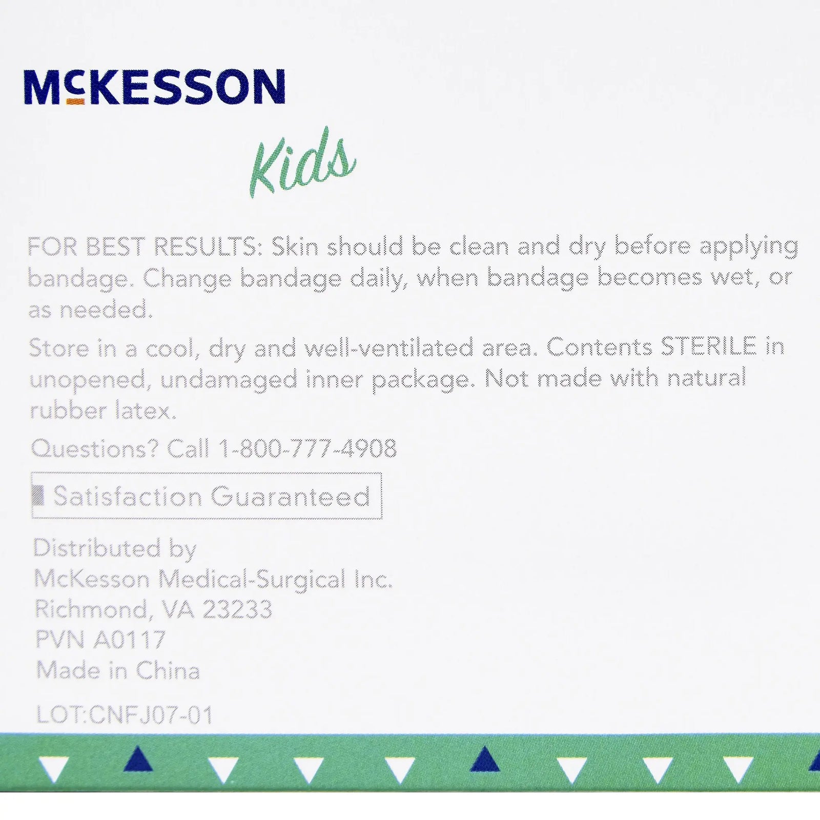 McKesson Kids Adhesive Bandages Plastic Strip