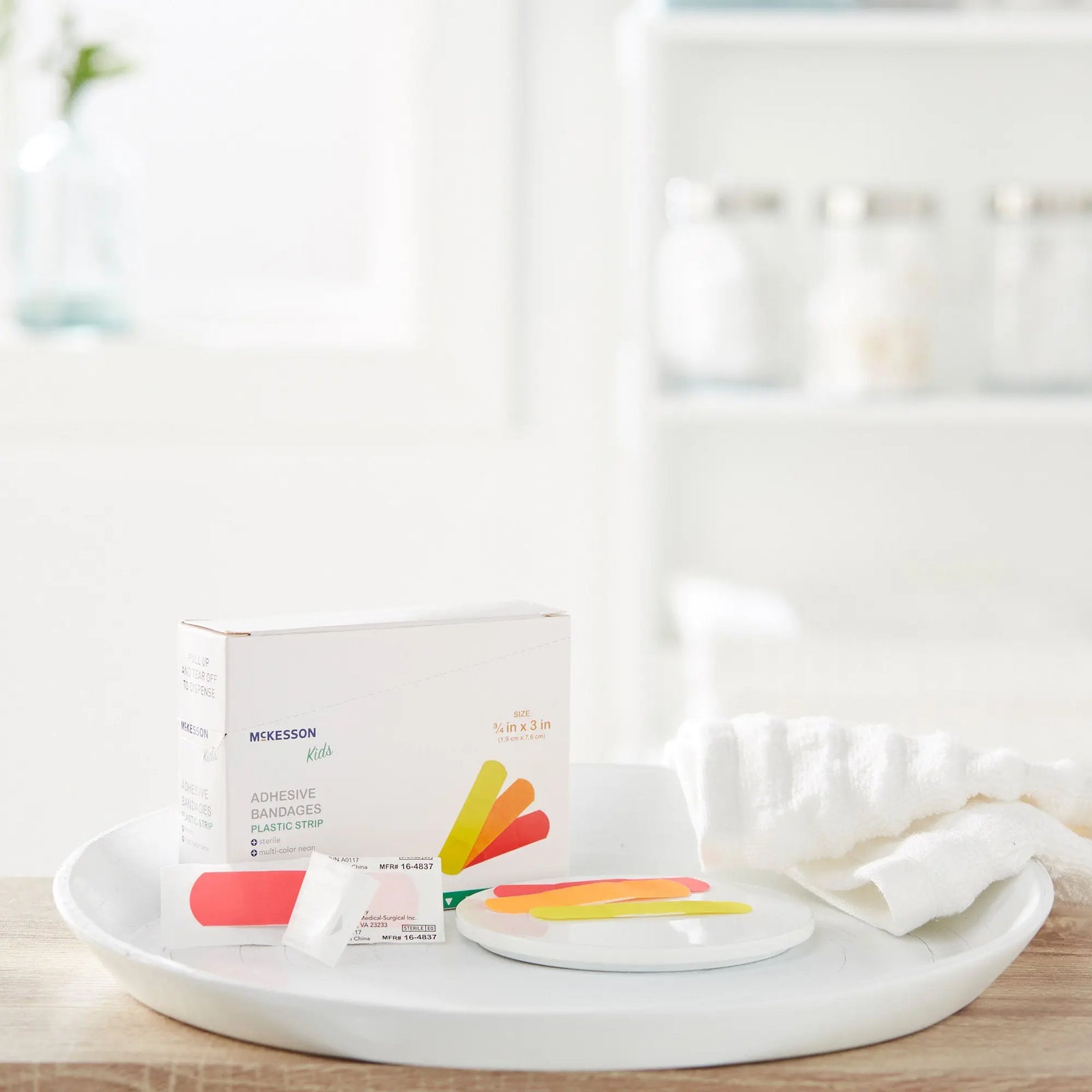 McKesson Kids Adhesive Bandages Plastic Strip