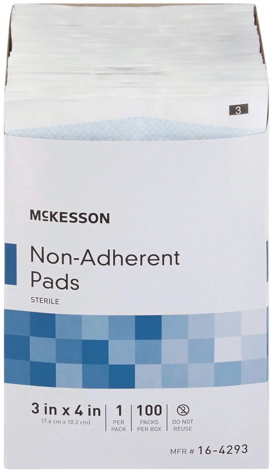 McKesson Non-Adherent Pads Sterile