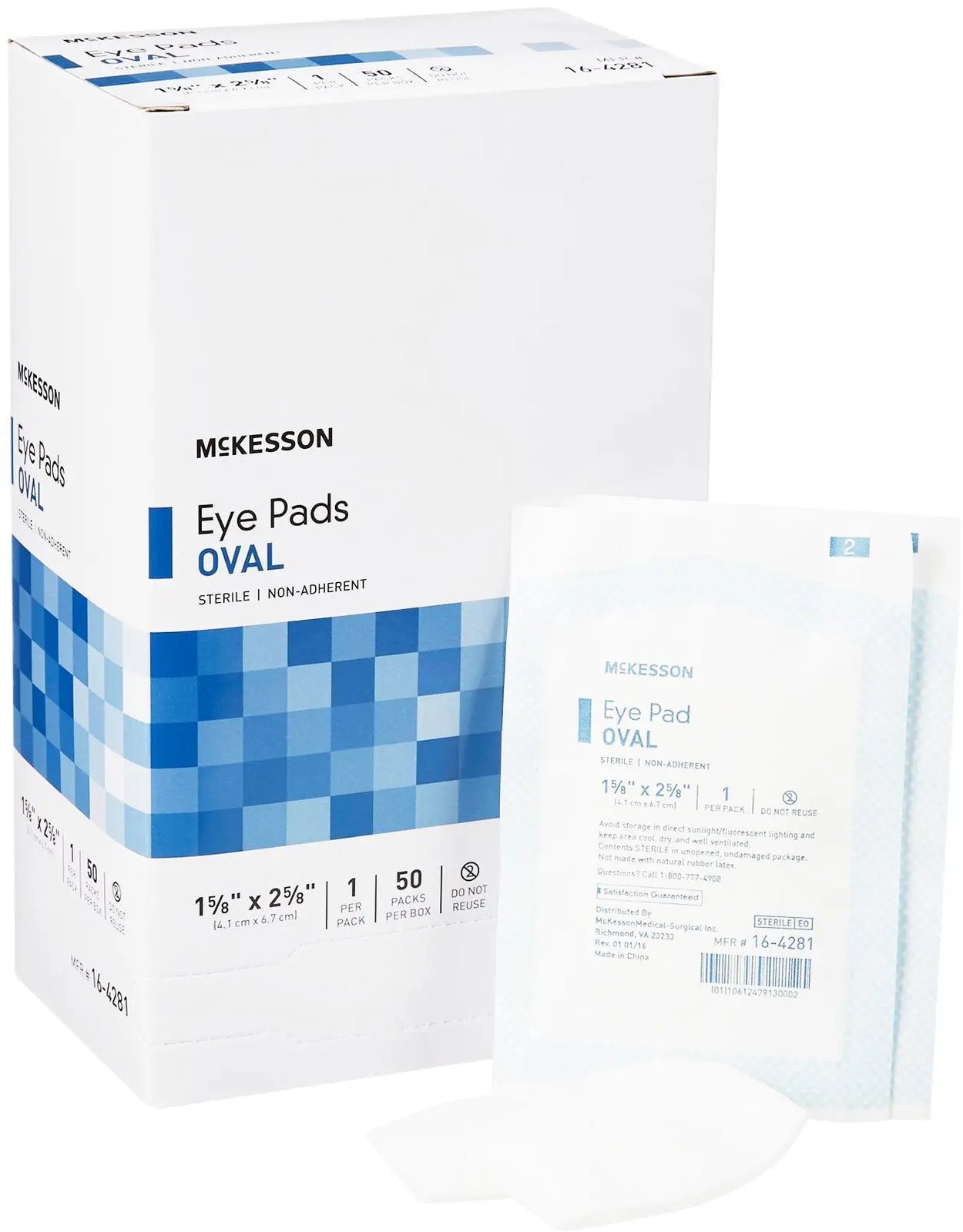 McKesson Oval Eye Pads