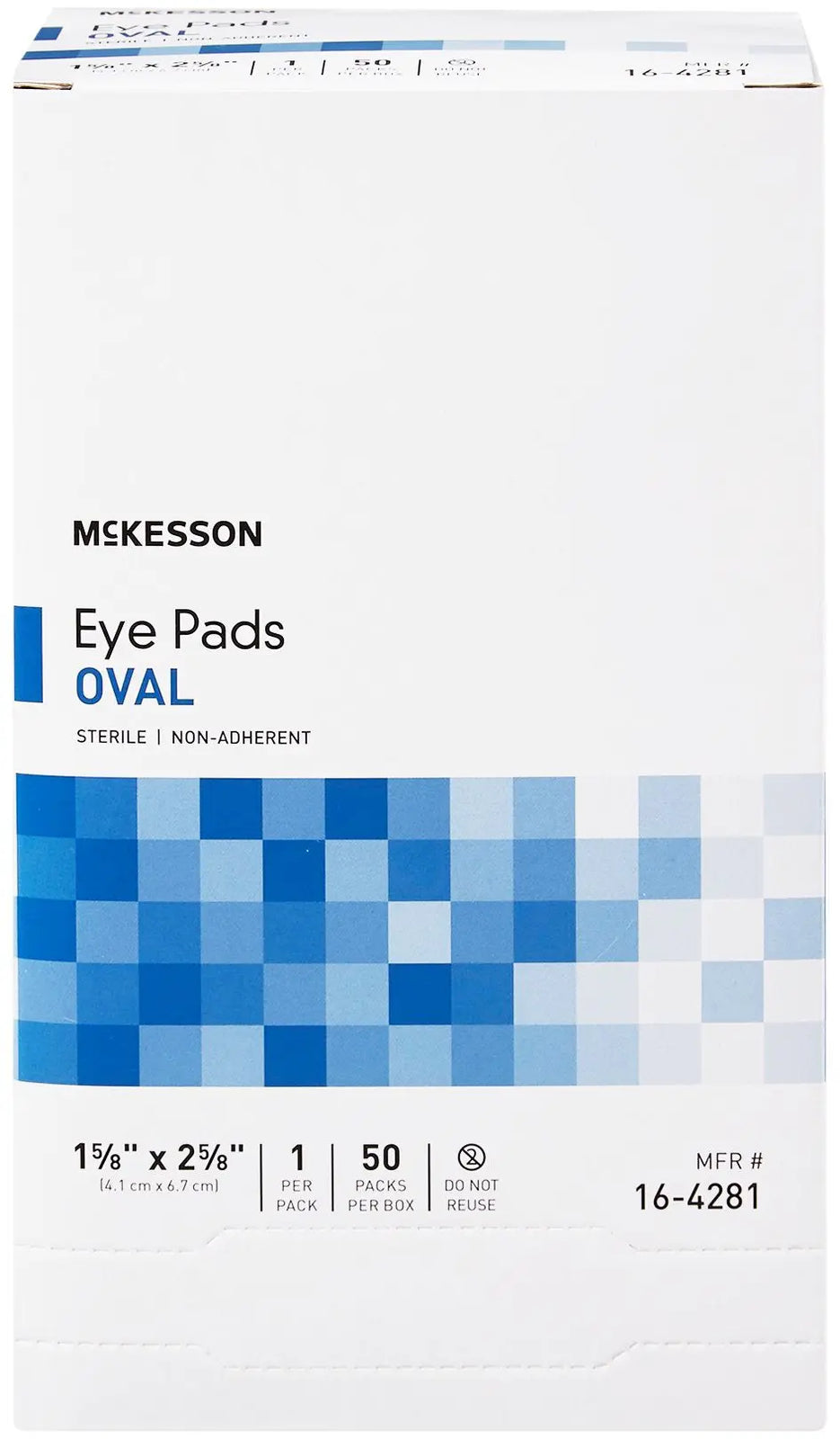 McKesson Oval Eye Pads