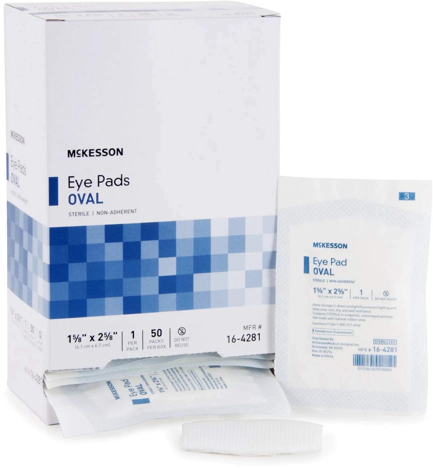 McKesson Oval Eye Pads
