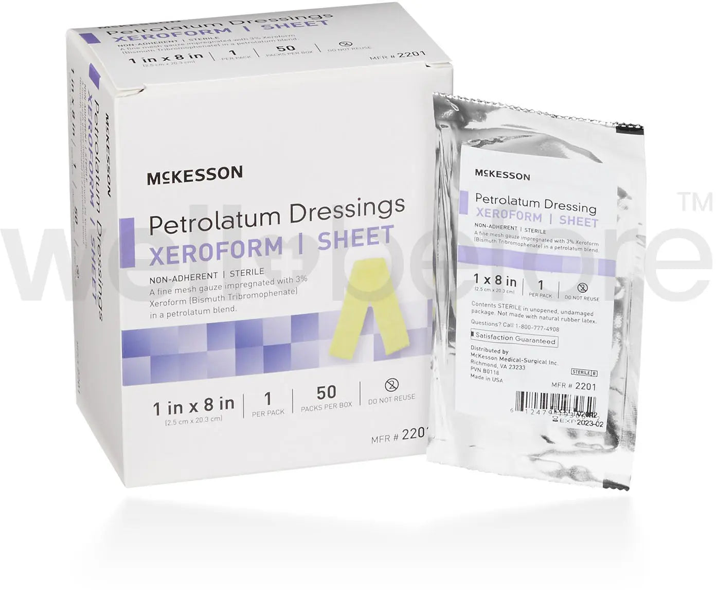 McKesson Petrolatum Dressings Xeroform Sheet