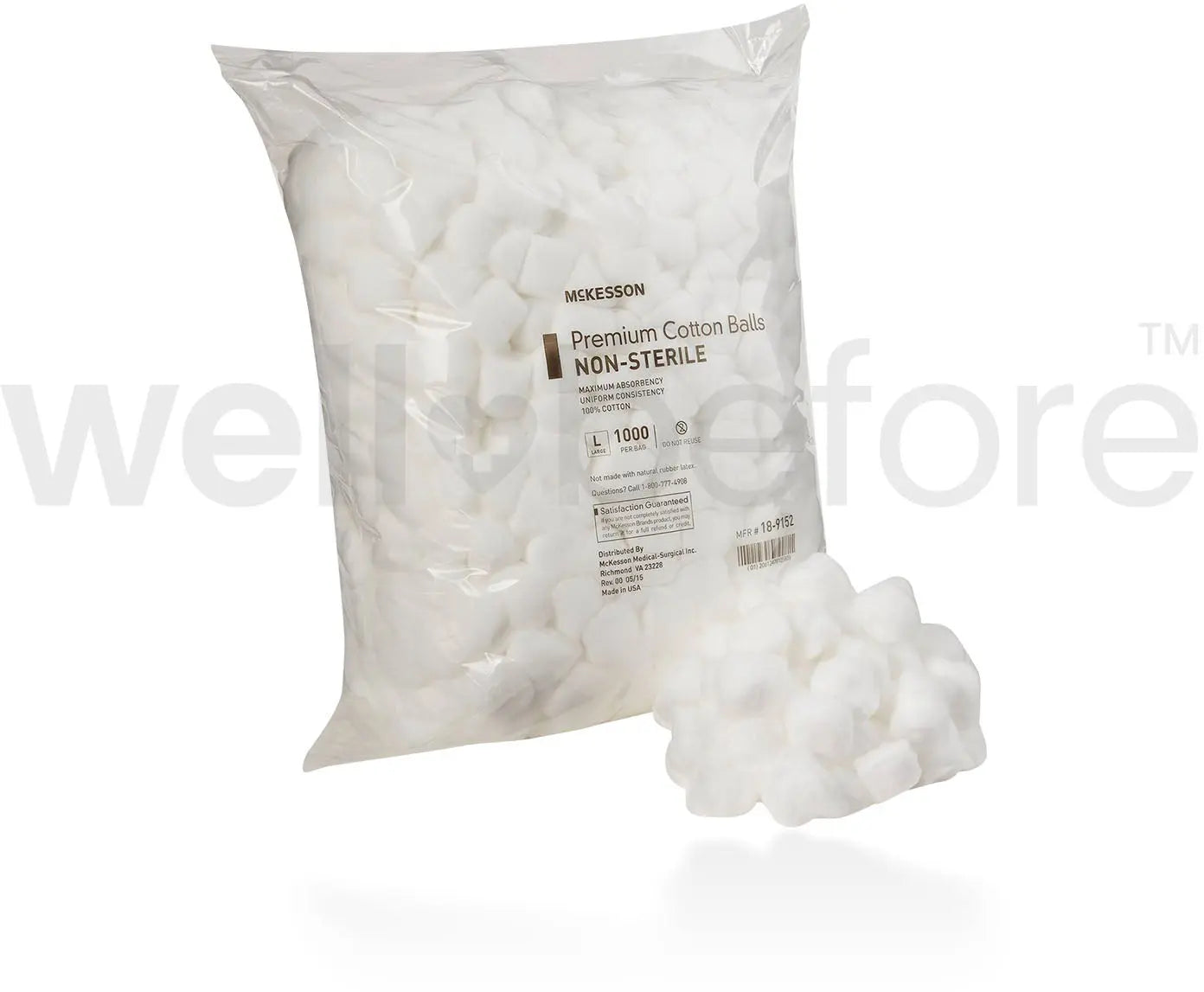 McKesson Premium Cotton Balls Non-Sterile