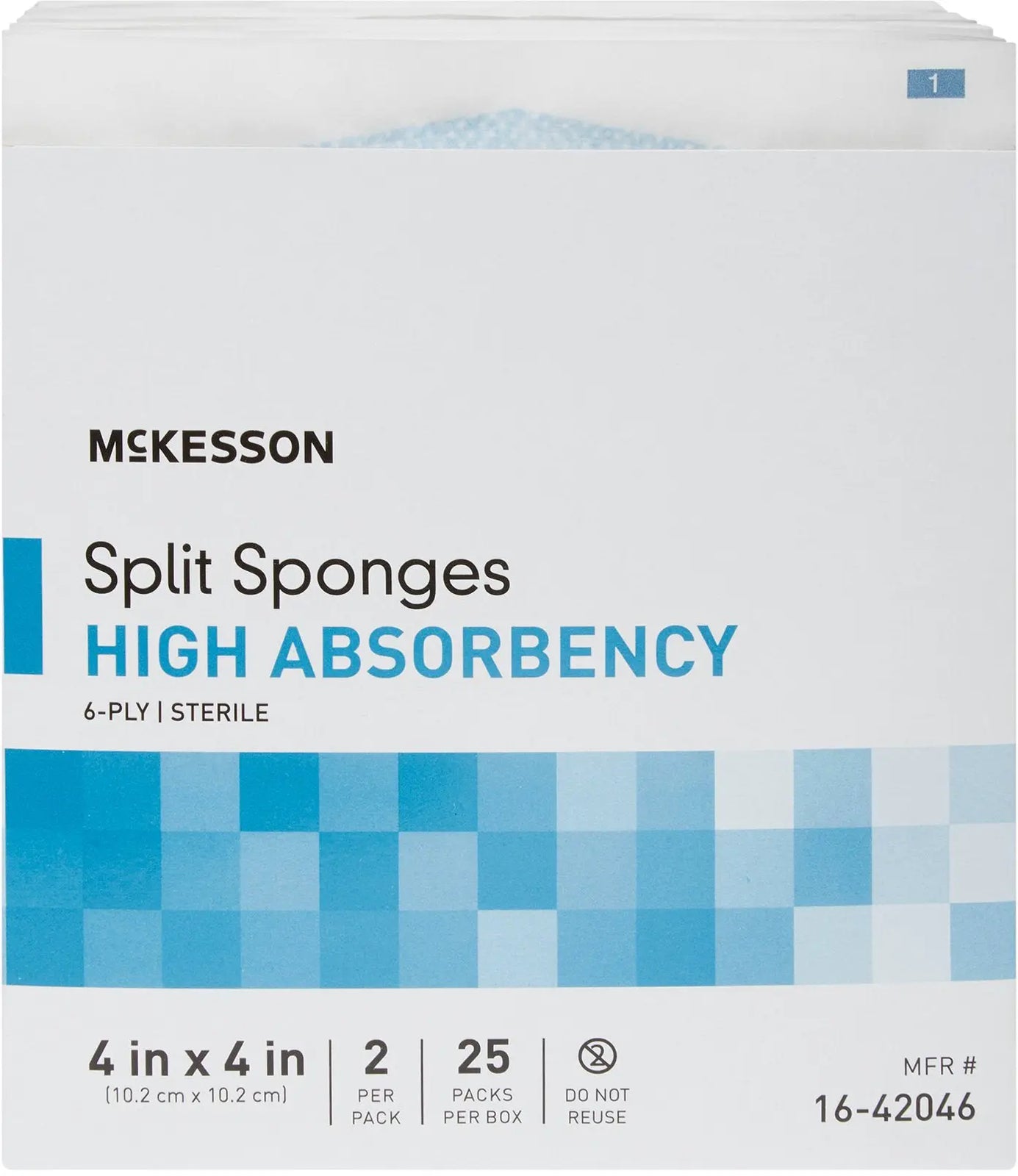 McKesson Split Sponges Sterile