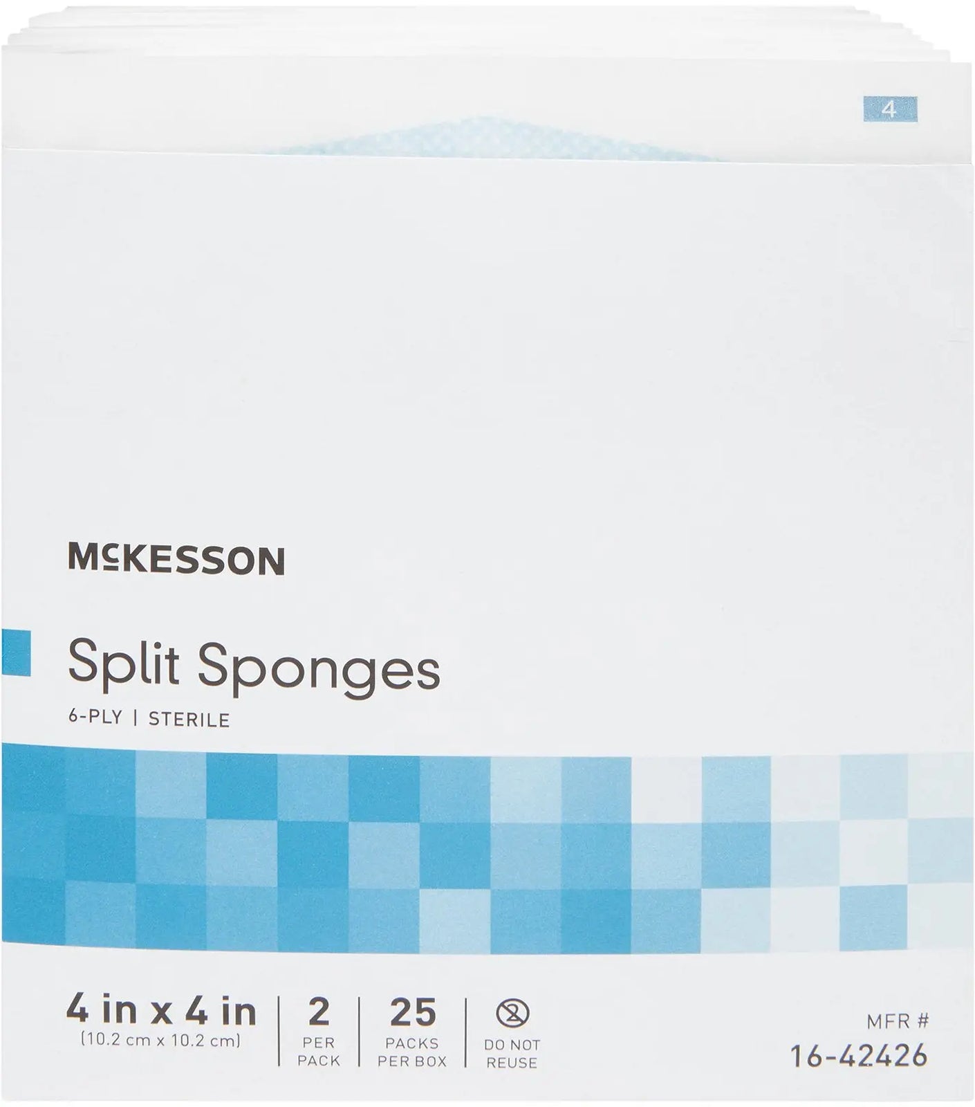 McKesson Split Sponges Sterile