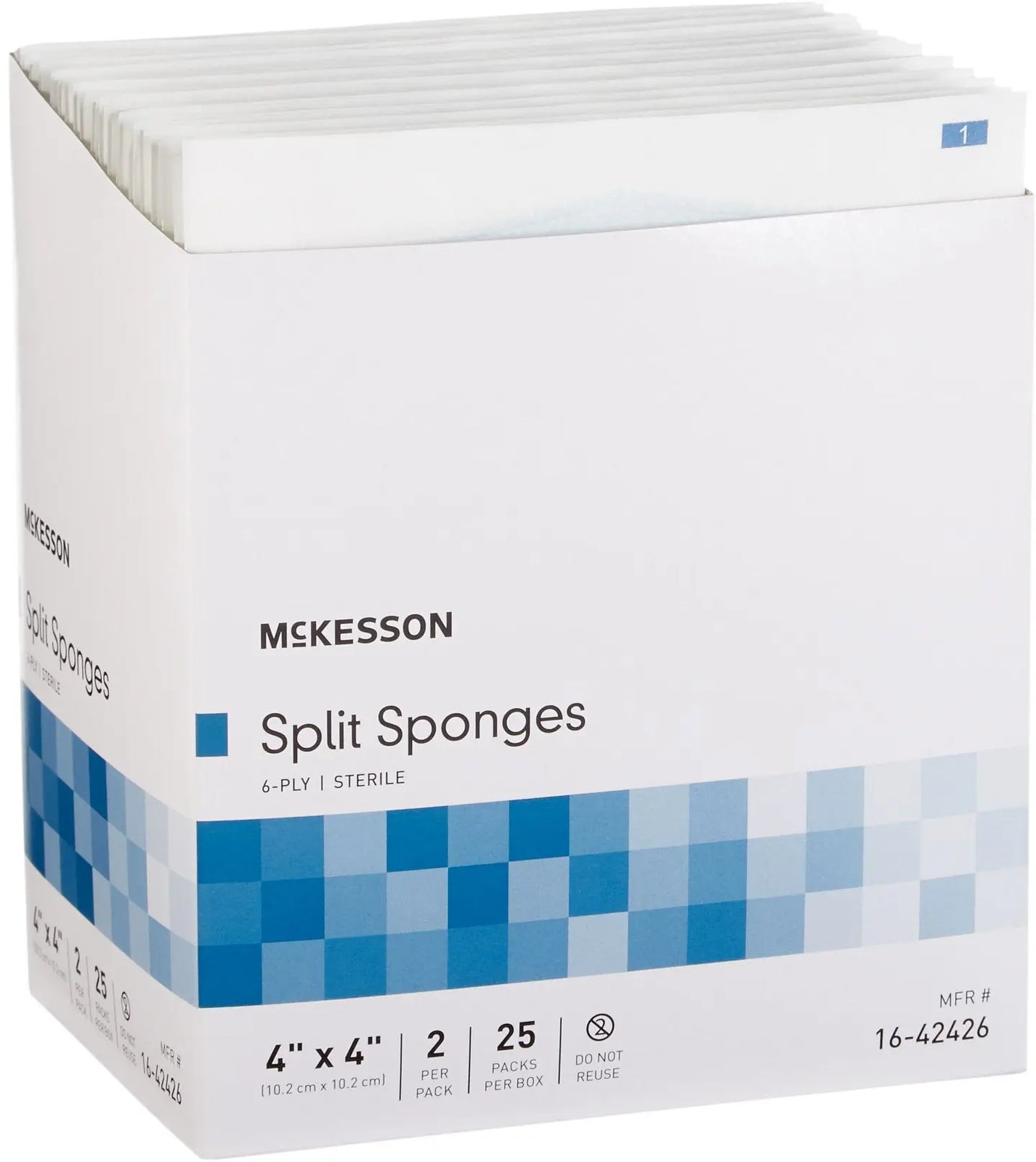 McKesson Split Sponges Sterile
